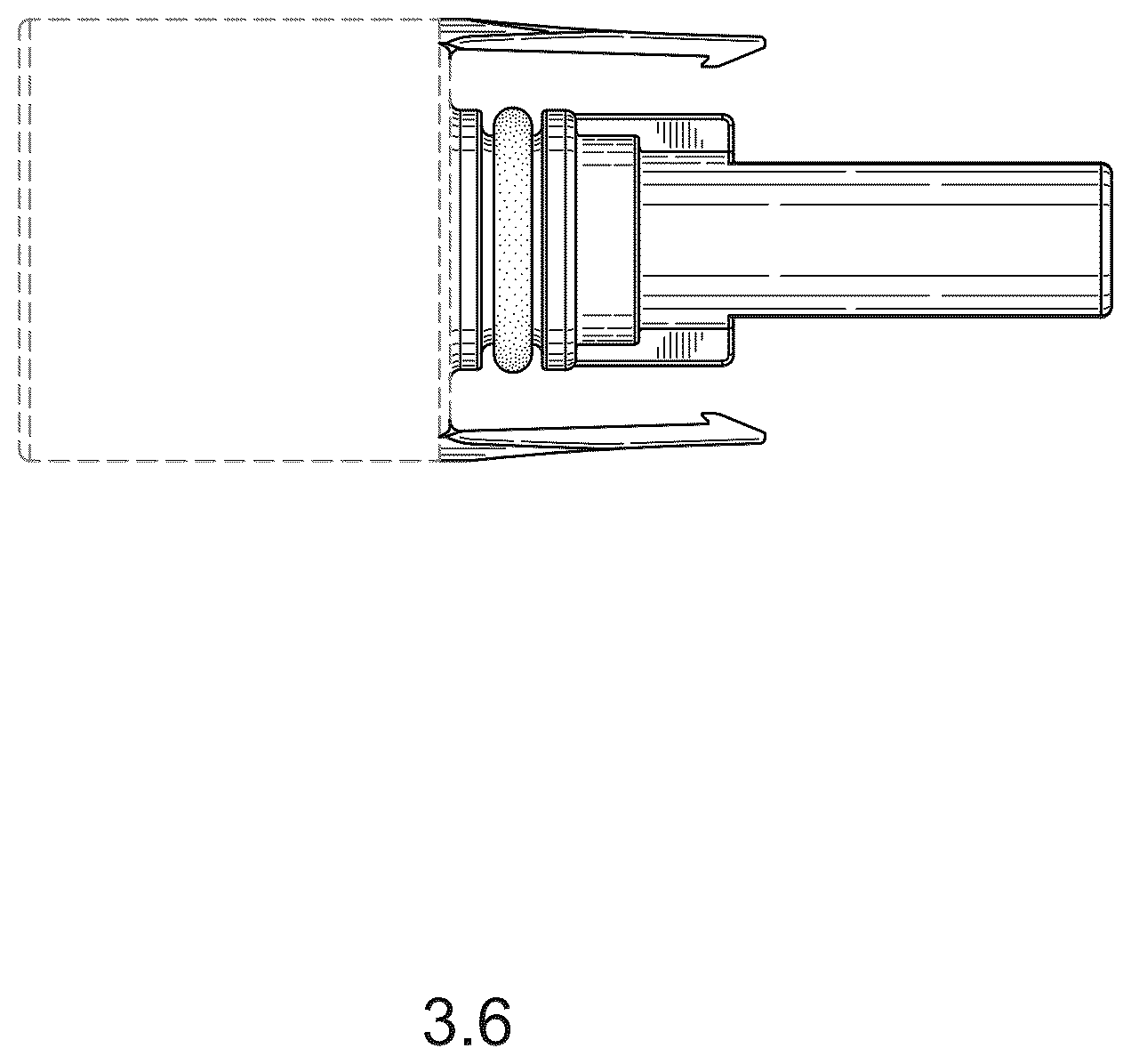 Patent USD1123863 Figure 13 – Electrical connector