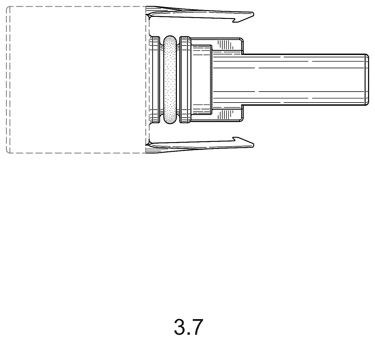 Patent USD1123863 Figure 14 – Electrical connector