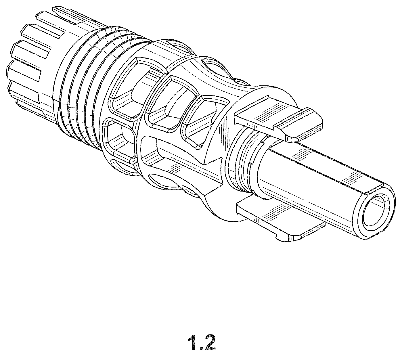 Patent USD1123864 Figure 2 – Electrical connector