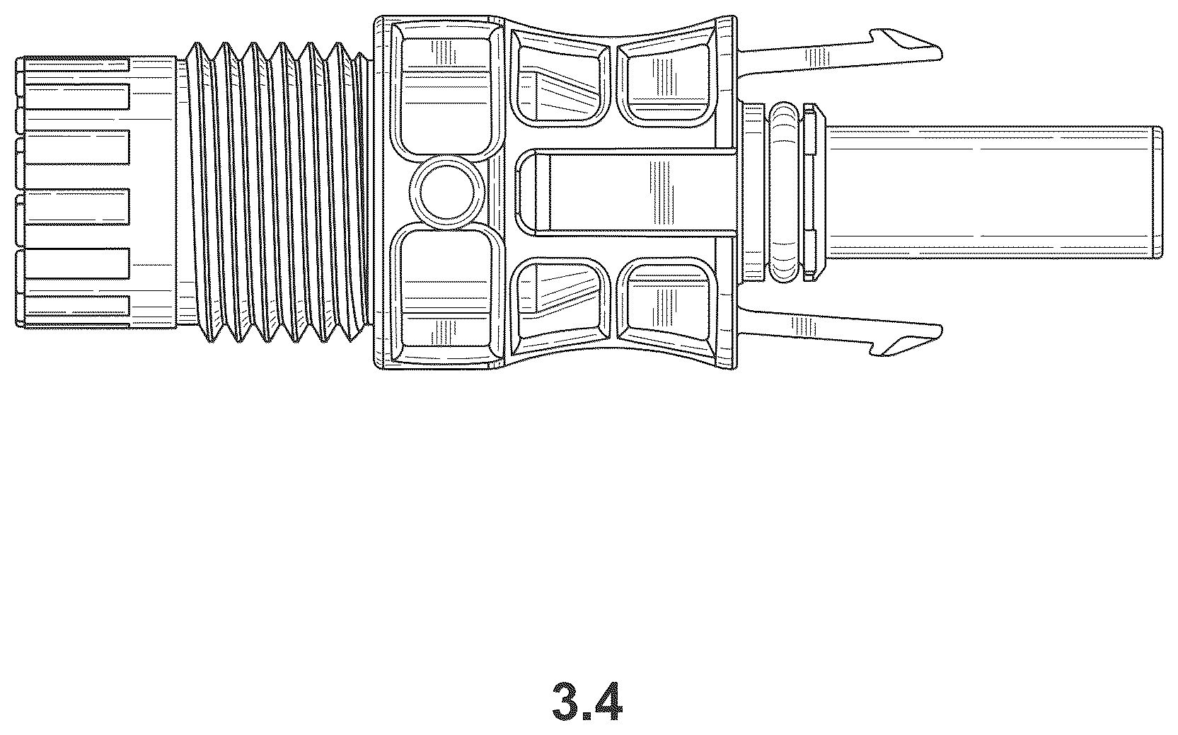 Patent USD1123864 Figure 12 – Electrical connector