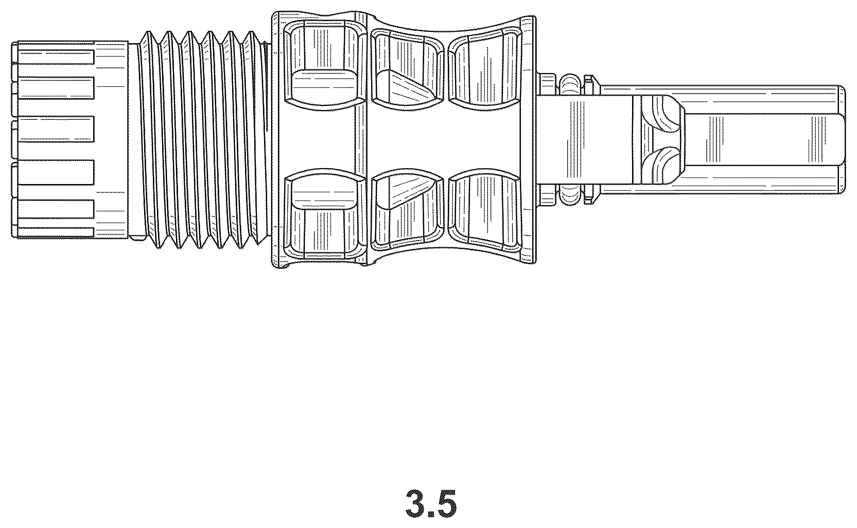 Patent USD1123864 Figure 13 – Electrical connector