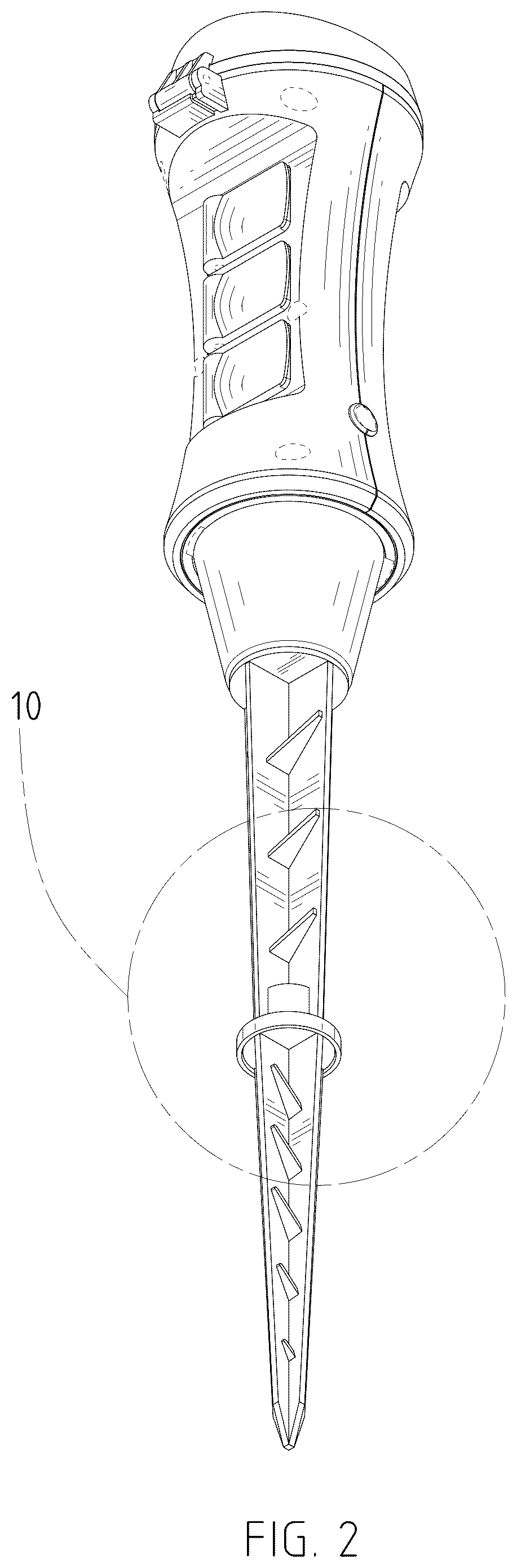 Patent USD1123865 Figure 2 – Power strip