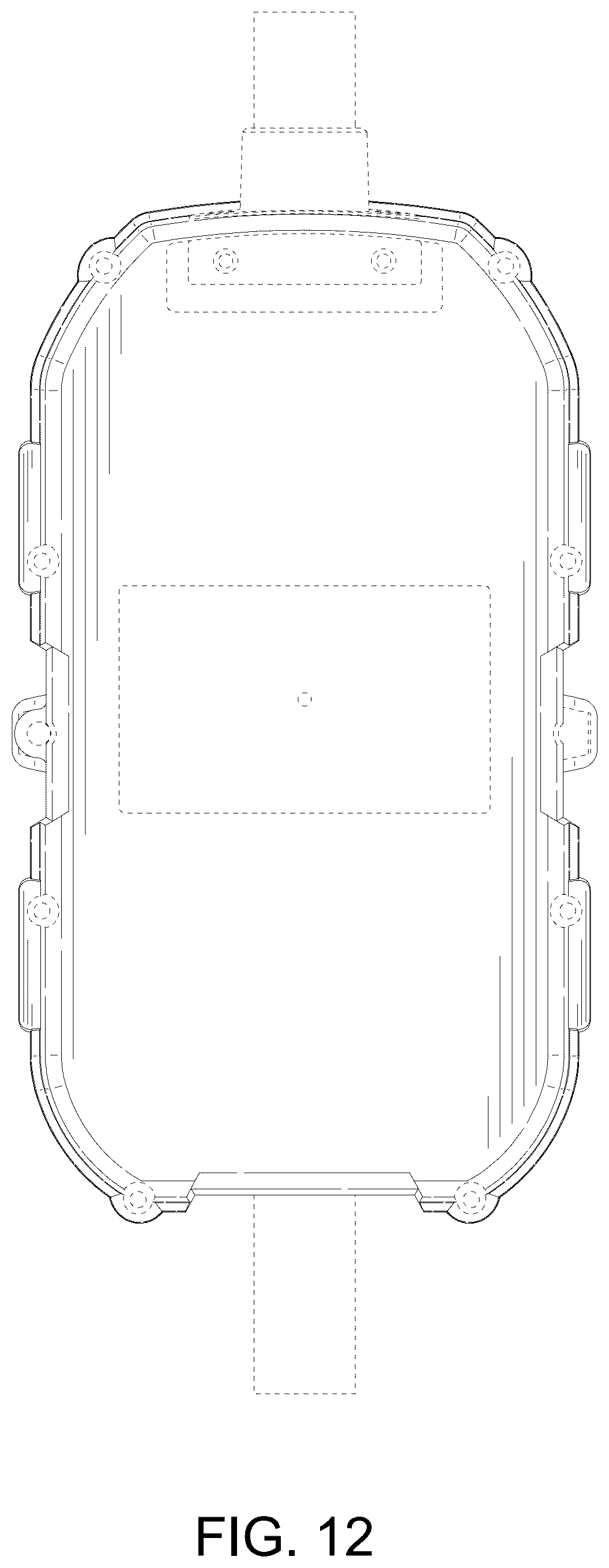 Patent USD1123866 Figure 12 – Combined surge protector with light indicators