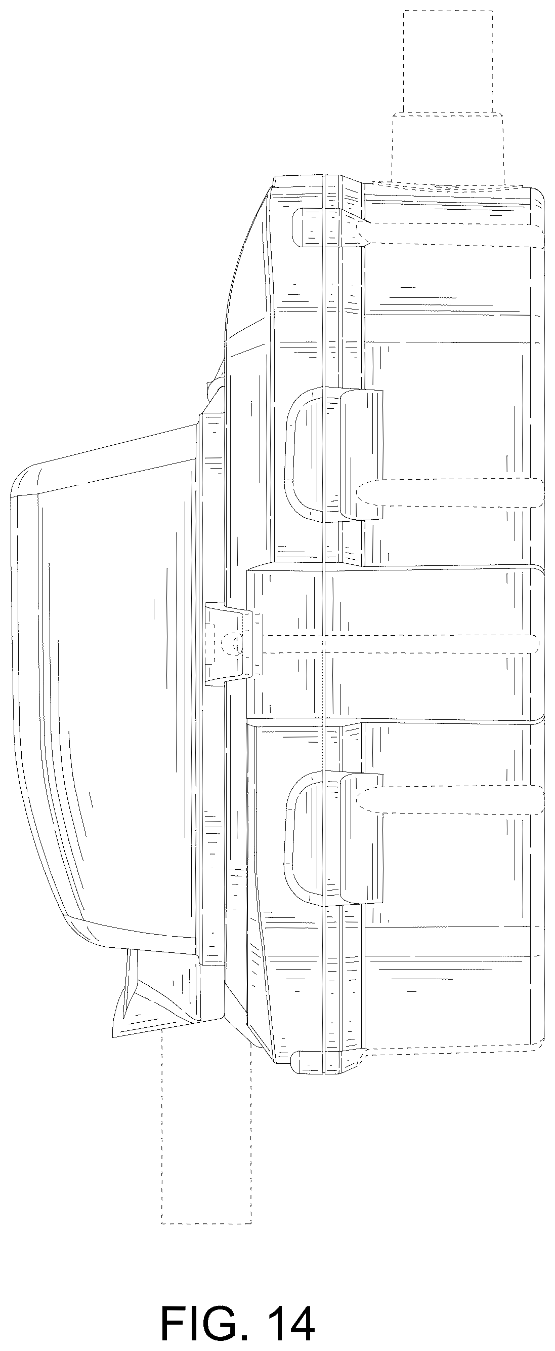 Patent USD1123866 Figure 14 – Combined surge protector with light indicators