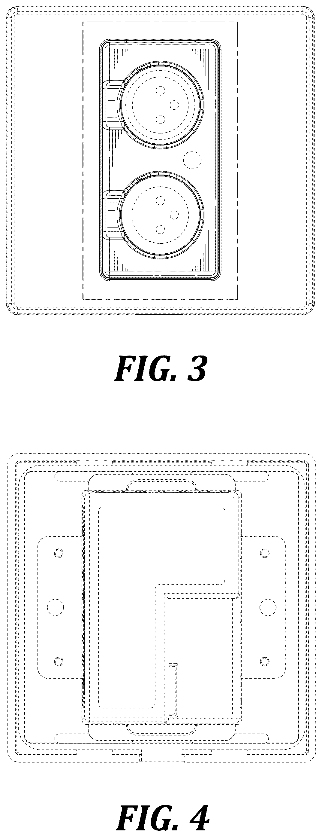 Patent USD1123868 Figure 3 – One-gang wall socket
