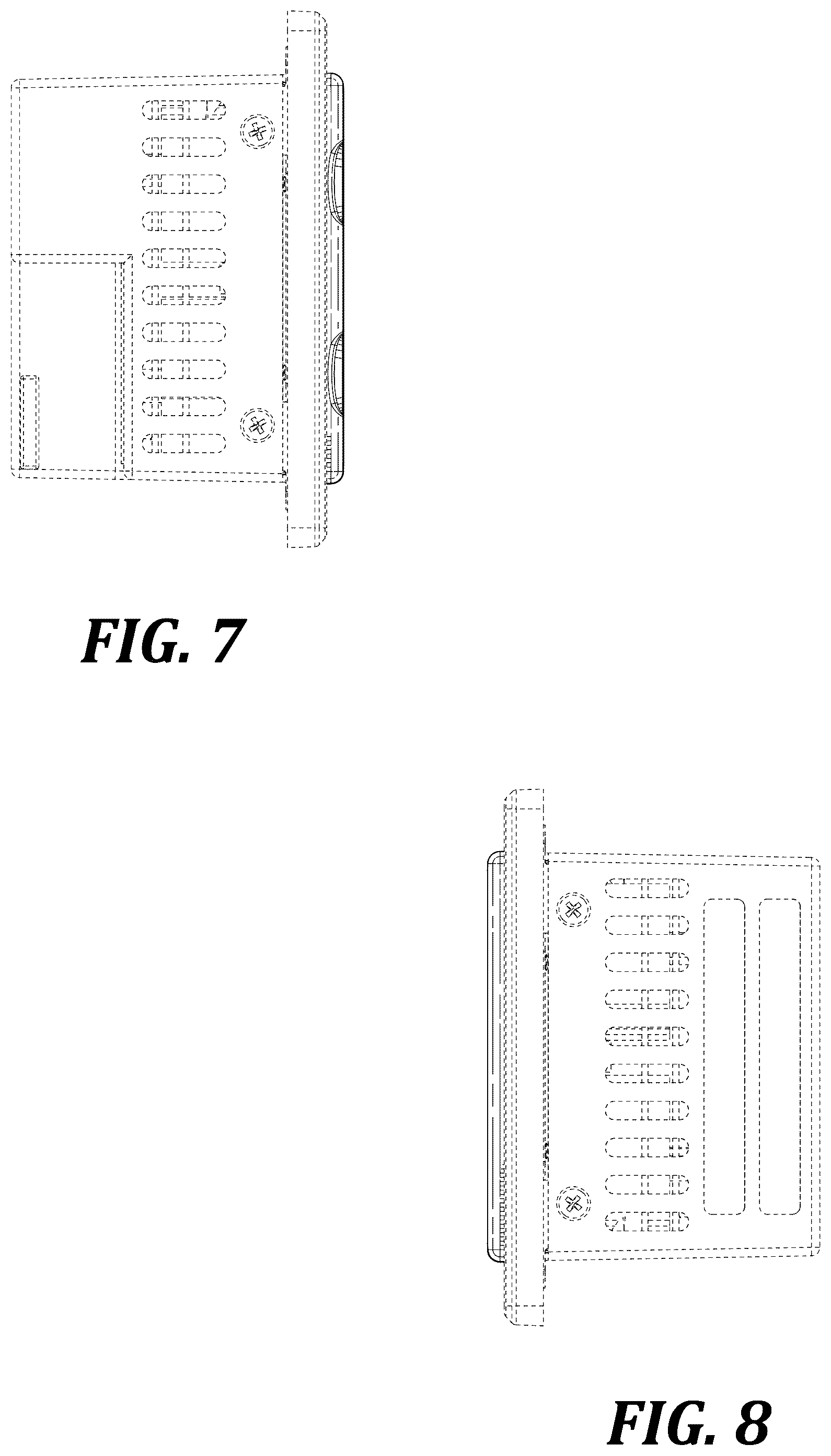 Patent USD1123868 Figure 5 – One-gang wall socket