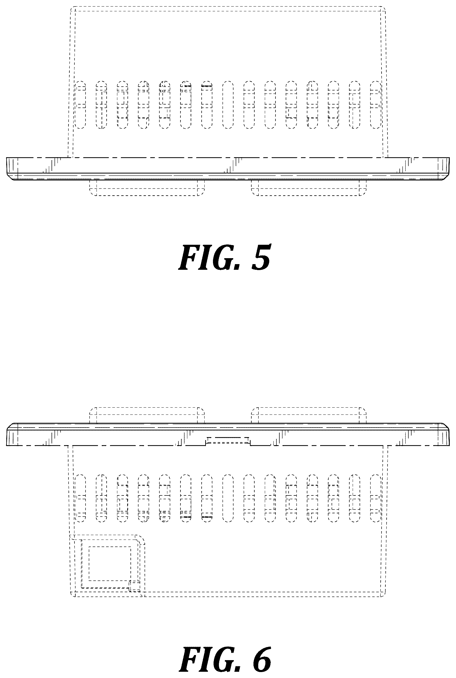 Patent USD1123869 Figure 5 – Two-gang wall socket