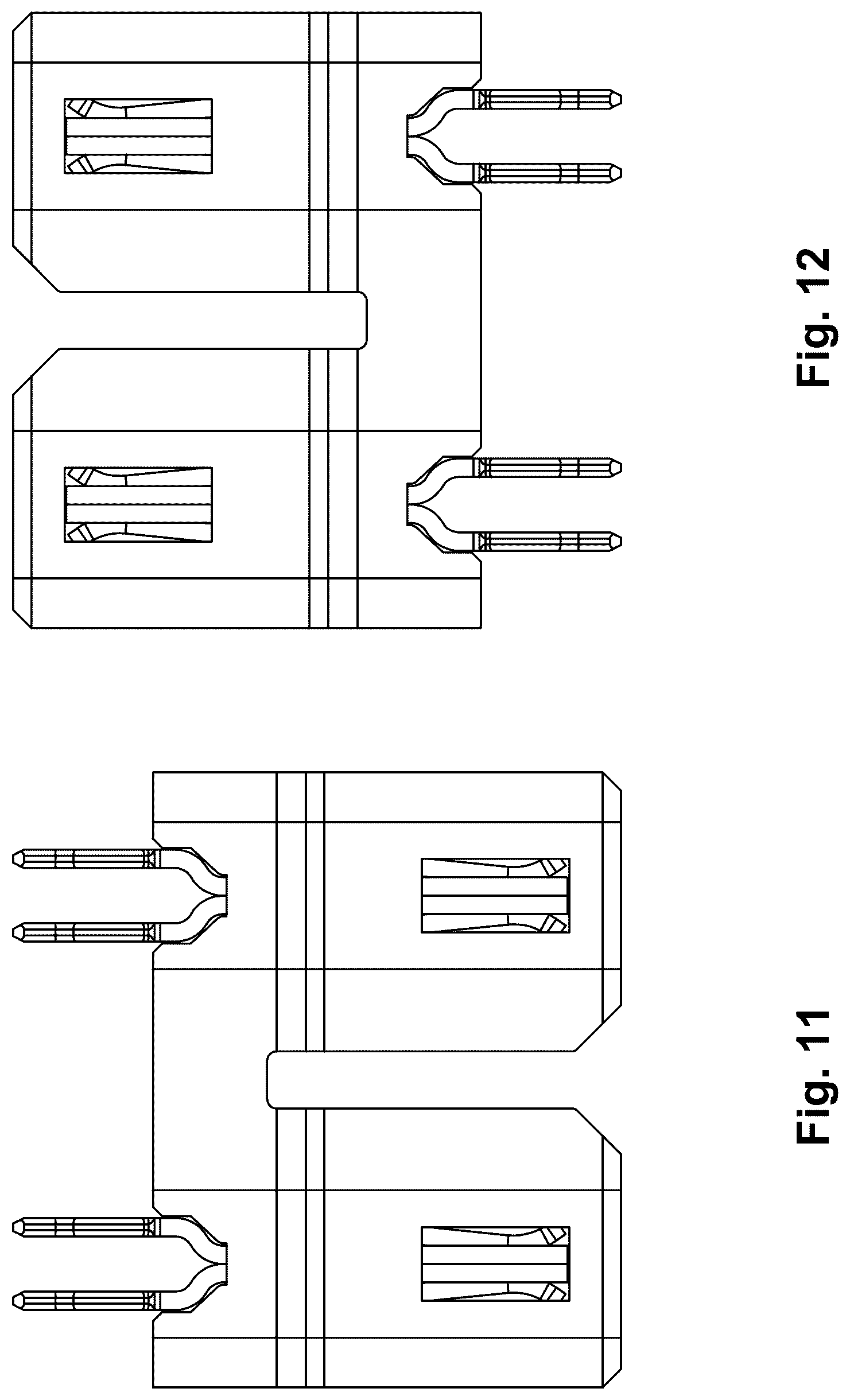 Patent USD1123872 Figure 6 – Electrical power connector