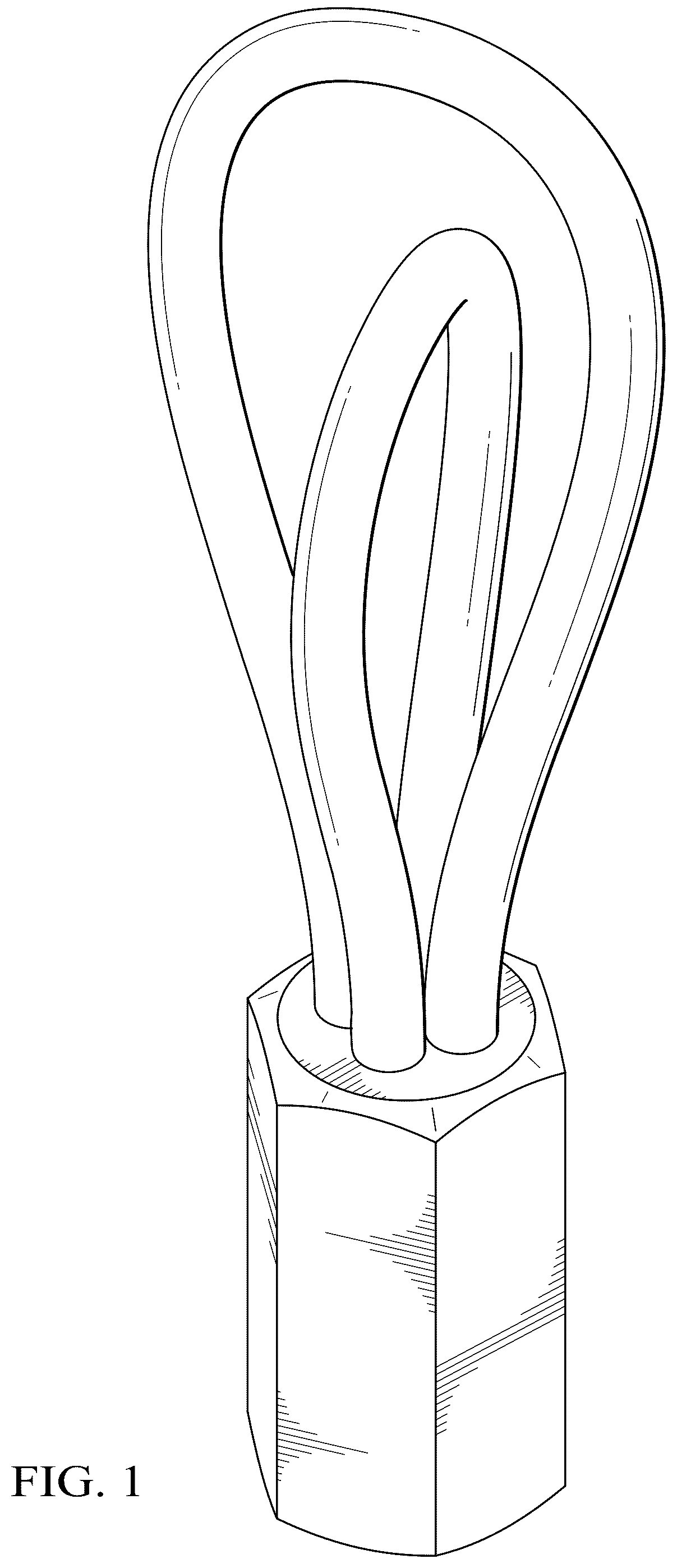 Patent USD1123876 Figure 1 – Rodder attachment