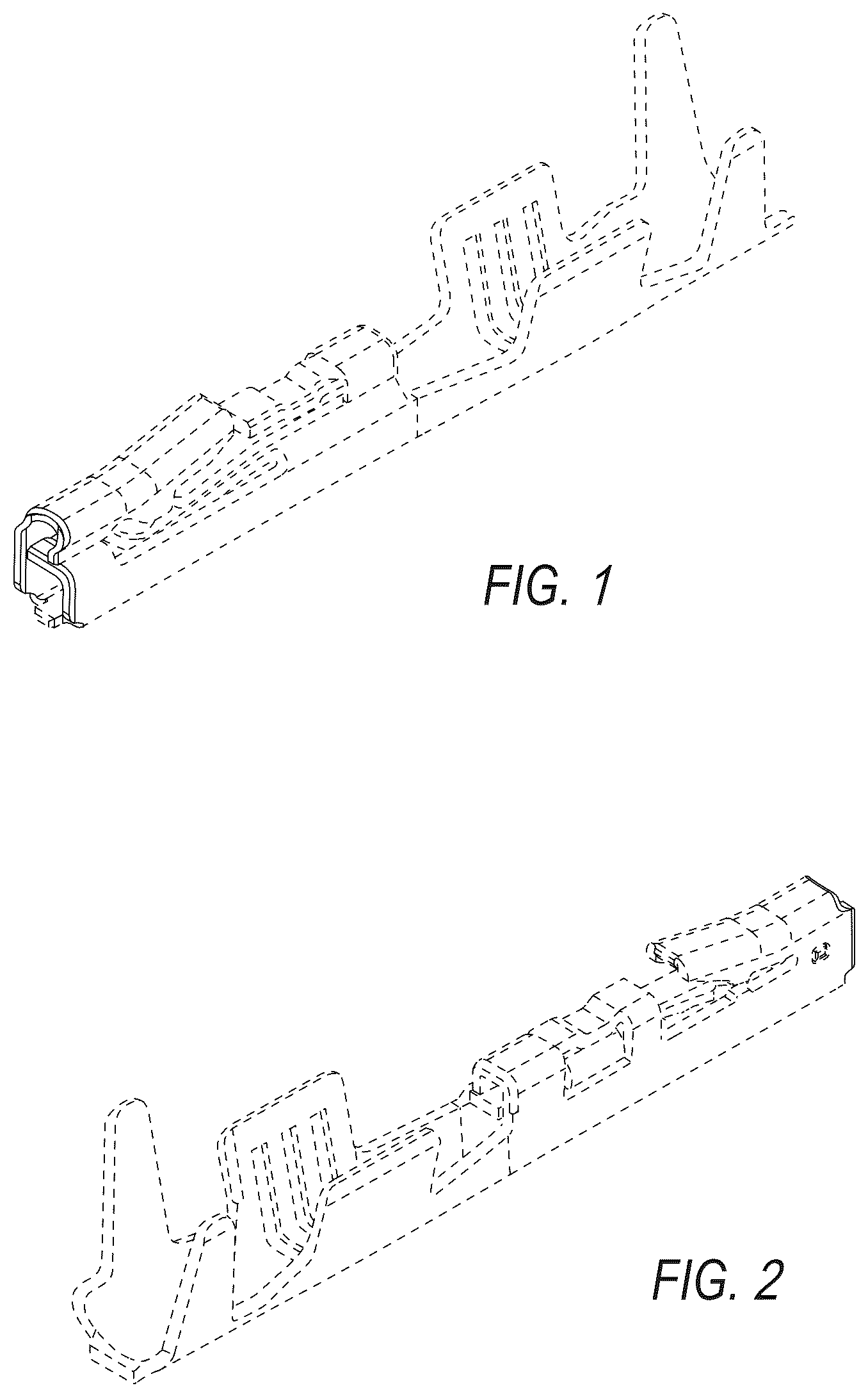 Patent USD1123878 — Electrical female terminal — Figure 1