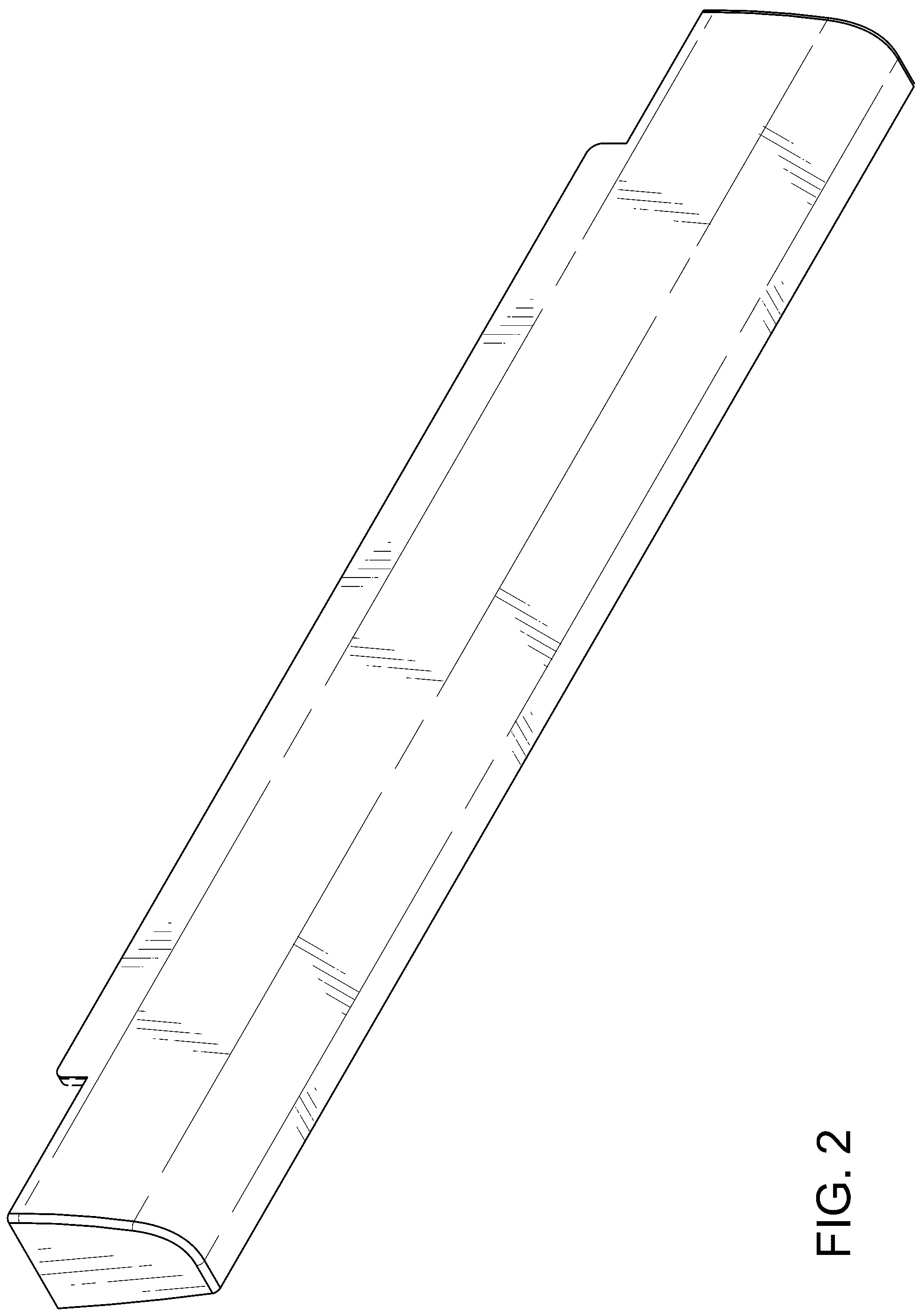 Patent USD1123879 Figure 2 – Cable shroud for electronic device