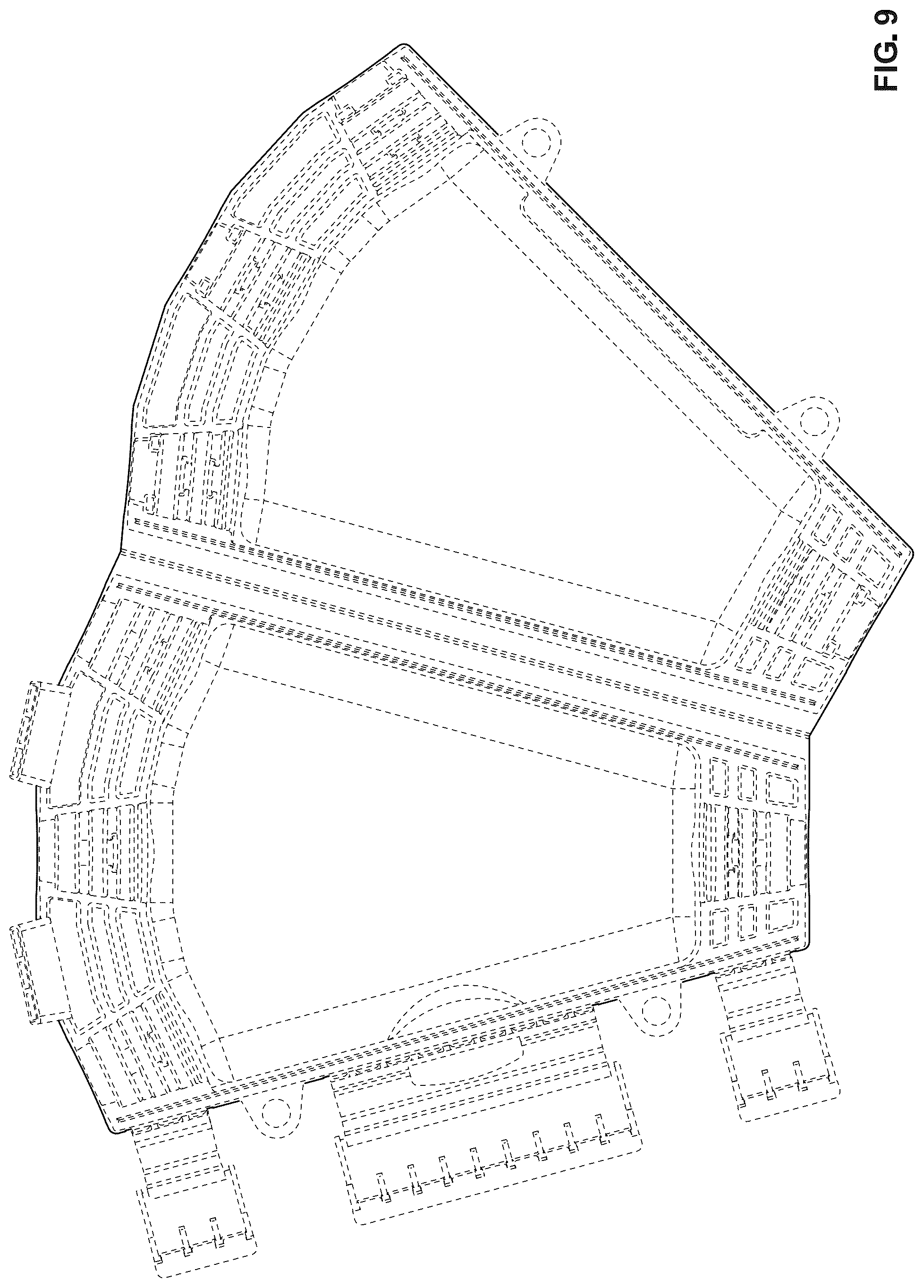 Patent USD1123880 Figure 9 – Electrical cord connection cover
