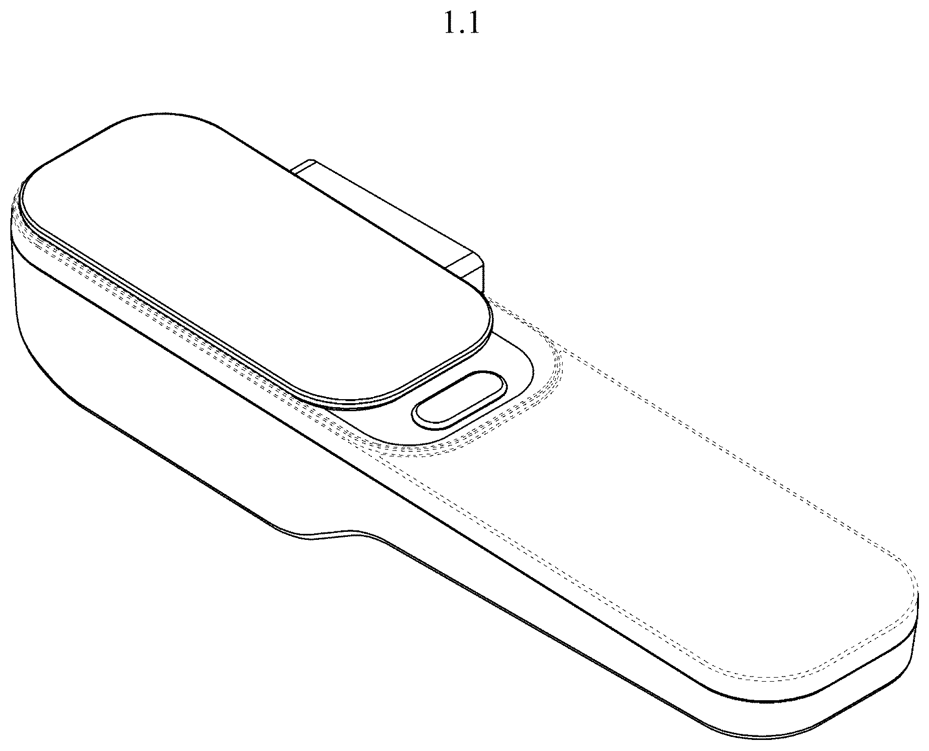 Patent USD1123881 — Bidet controller — Figure 1