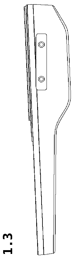 Patent USD1123881 Figure 3 – Bidet controller