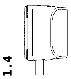 Patent USD1123881 Figure 4 – Bidet controller