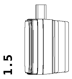 Patent USD1123881 Figure 5 – Bidet controller