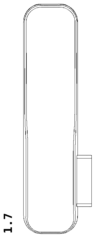 Patent USD1123881 Figure 7 – Bidet controller