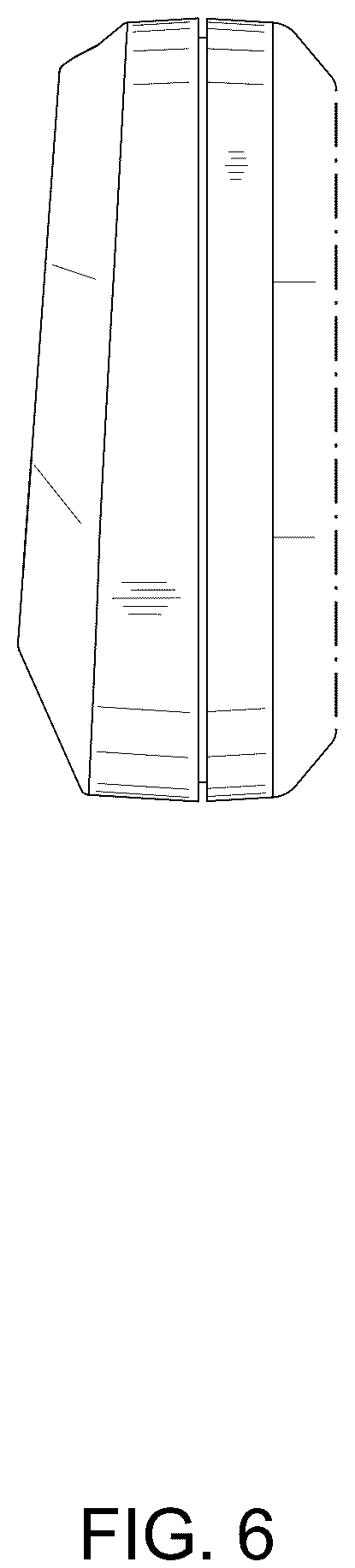 Patent USD1123882 Figure 6 – Small remote operating device for an automatic door controller