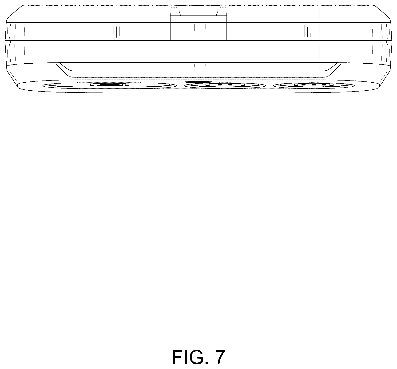 Patent USD1123882 Figure 7 – Small remote operating device for an automatic door controller