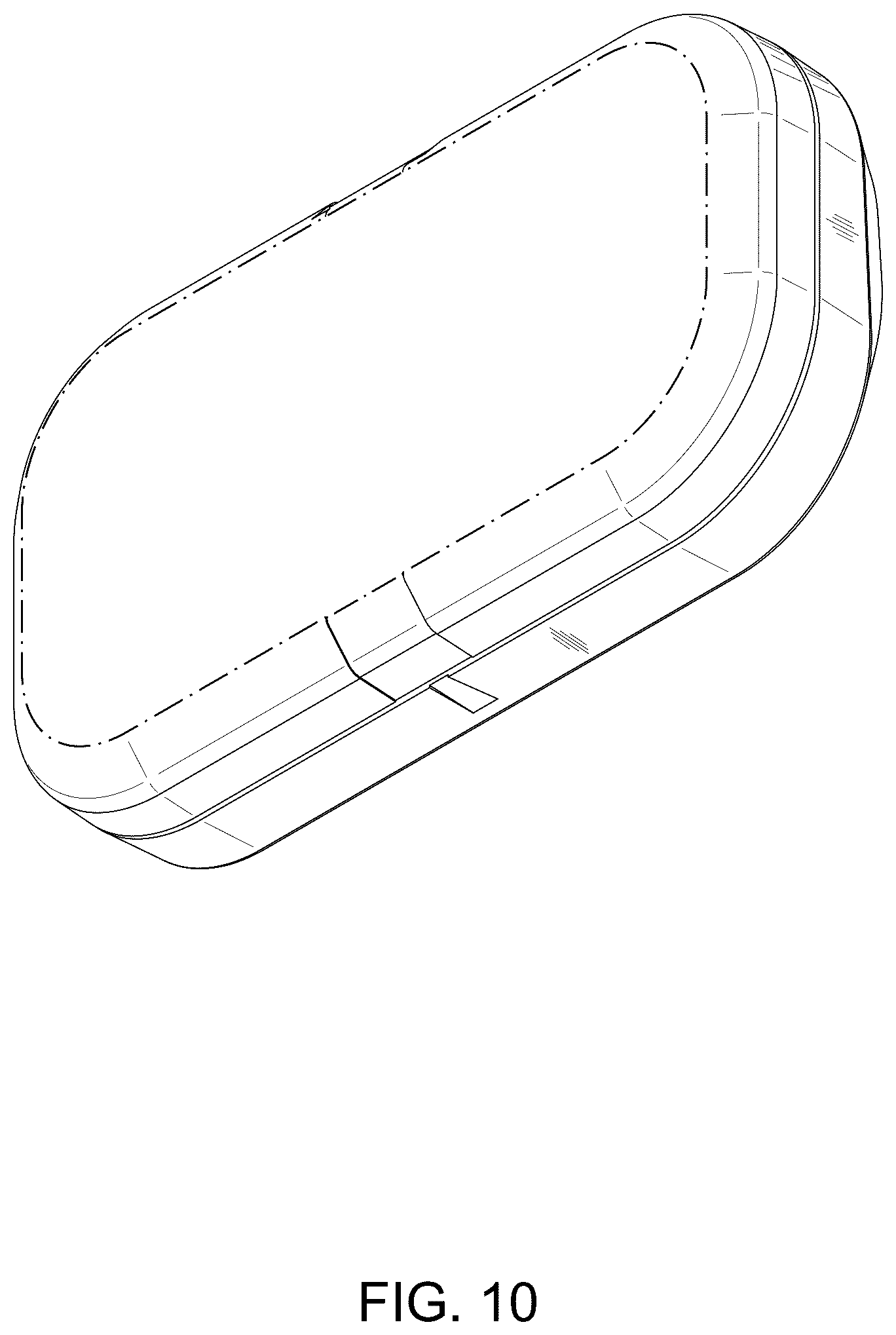 Patent USD1123882 Figure 10 – Small remote operating device for an automatic door controller
