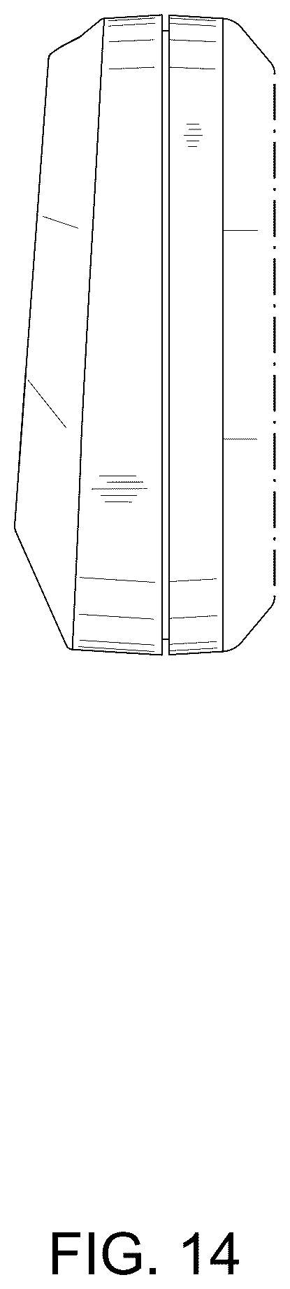 Patent USD1123882 Figure 14 – Small remote operating device for an automatic door controller