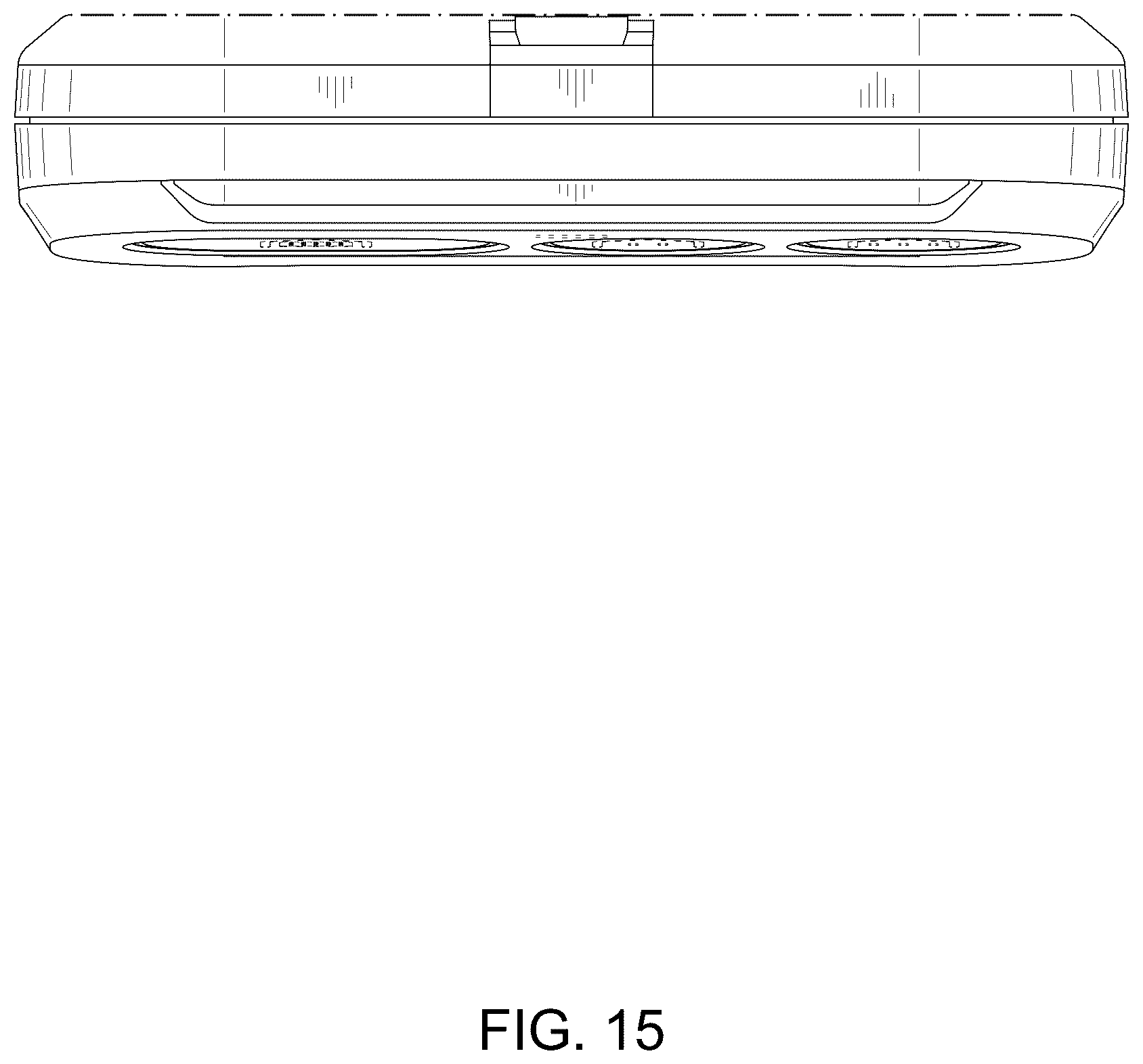 Patent USD1123882 Figure 15 – Small remote operating device for an automatic door controller