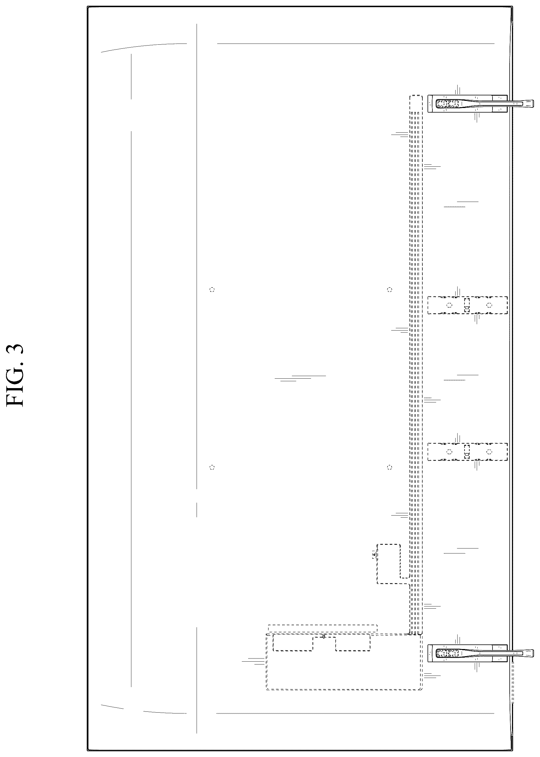 Patent USD1123888 Figure 3 – Television receiver