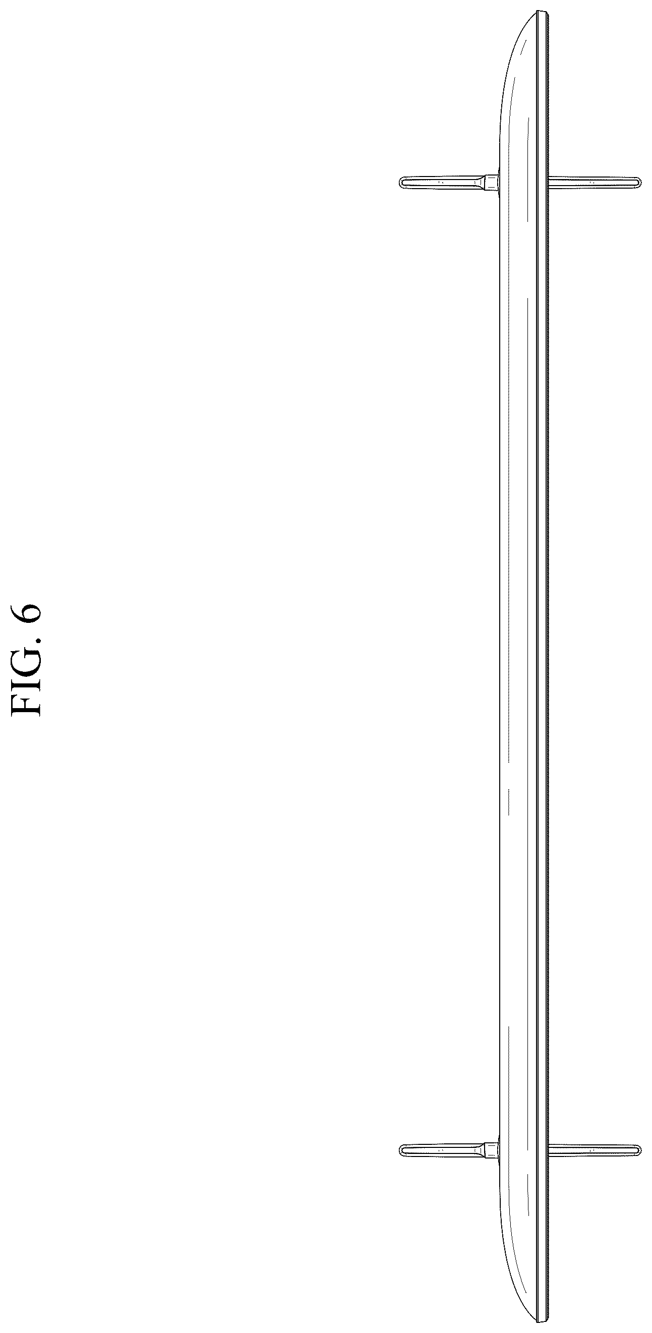 Patent USD1123888 Figure 6 – Television receiver