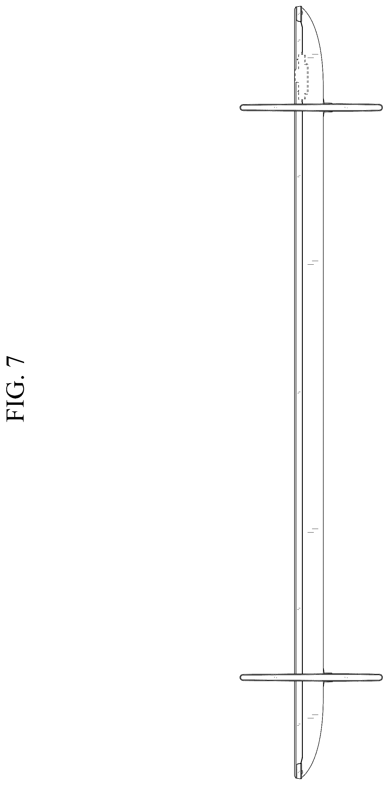 Patent USD1123888 Figure 7 – Television receiver
