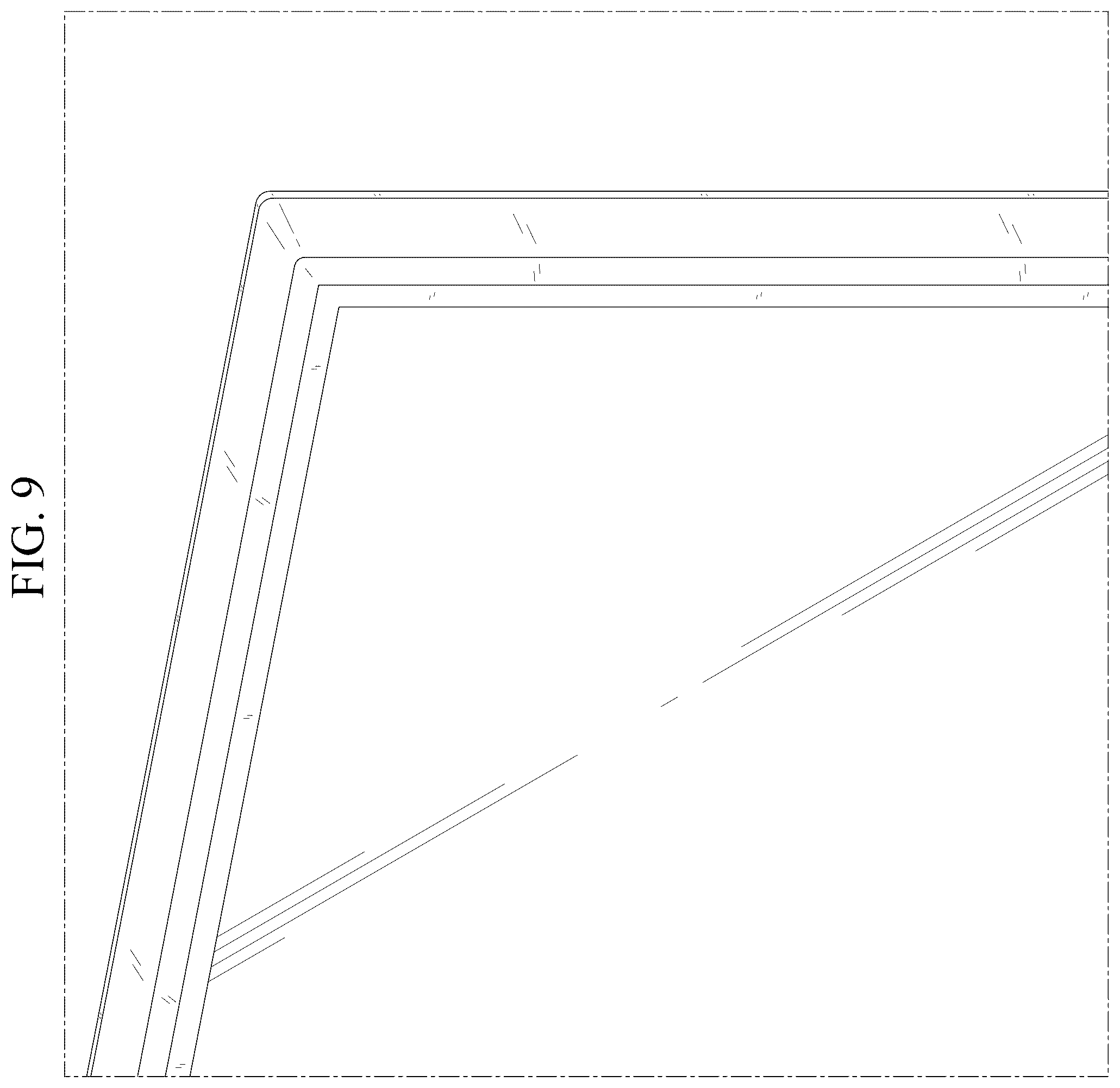 Patent USD1123888 Figure 9 – Television receiver