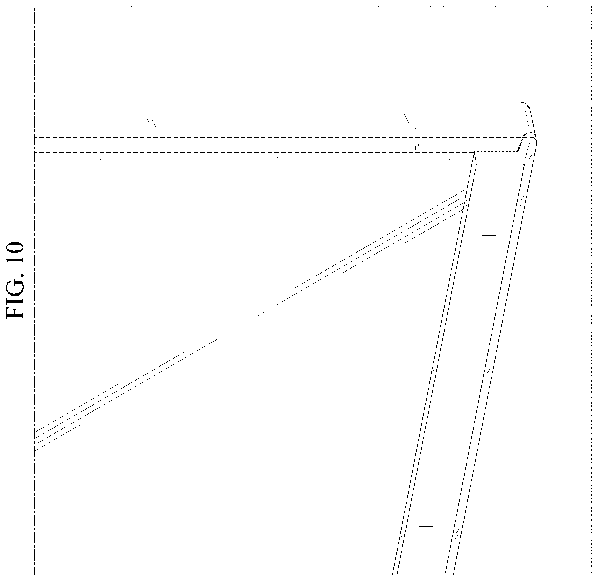 Patent USD1123888 Figure 10 – Television receiver