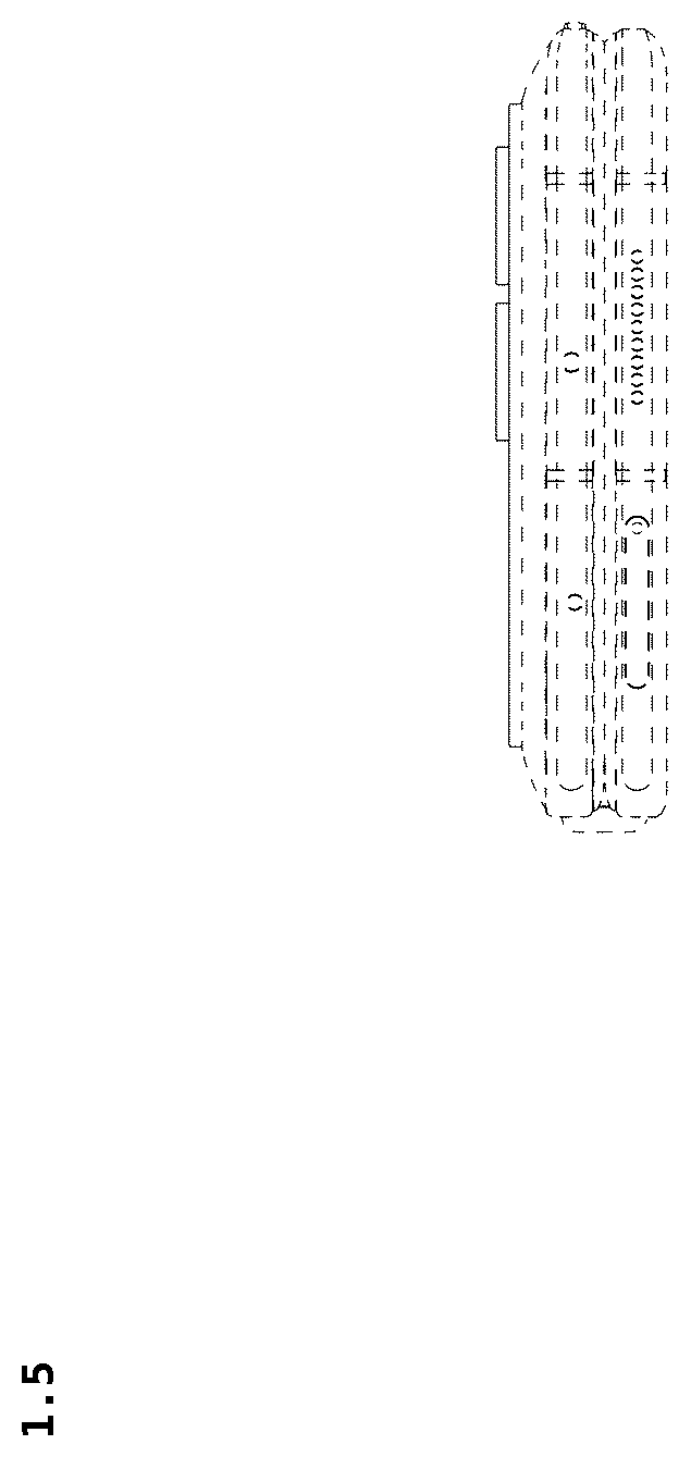 Patent USD1123889 Figure 5 – Mobile phone