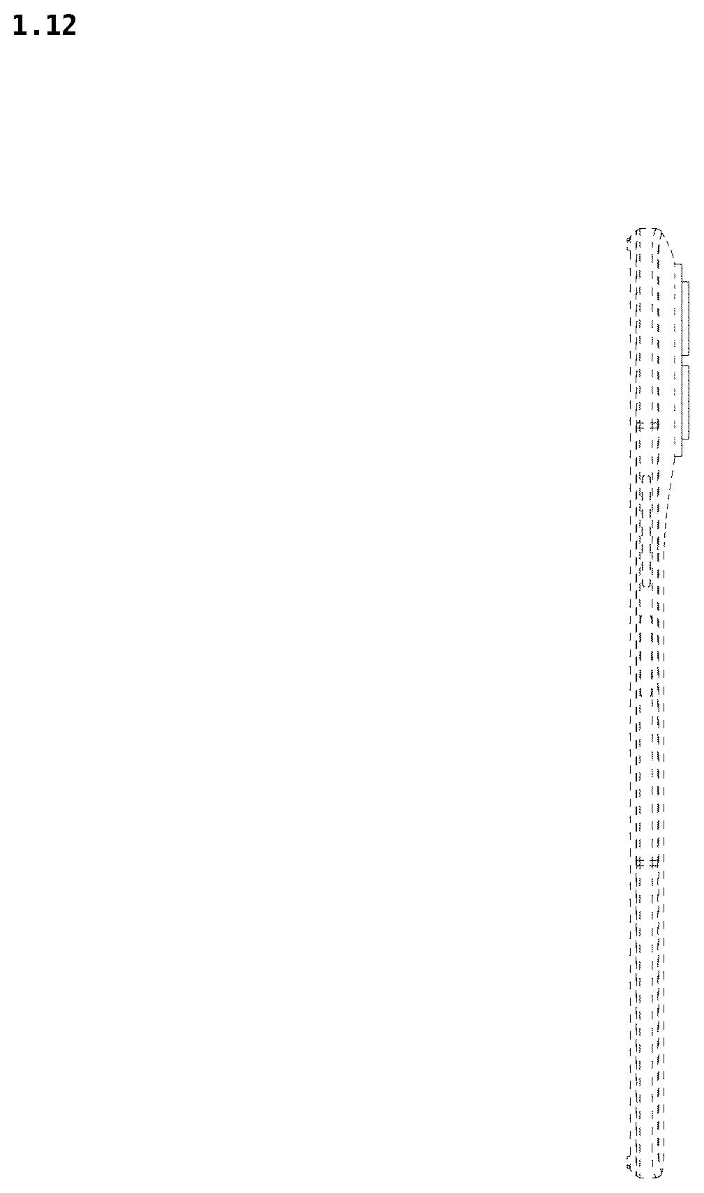 Patent USD1123889 Figure 12 – Mobile phone
