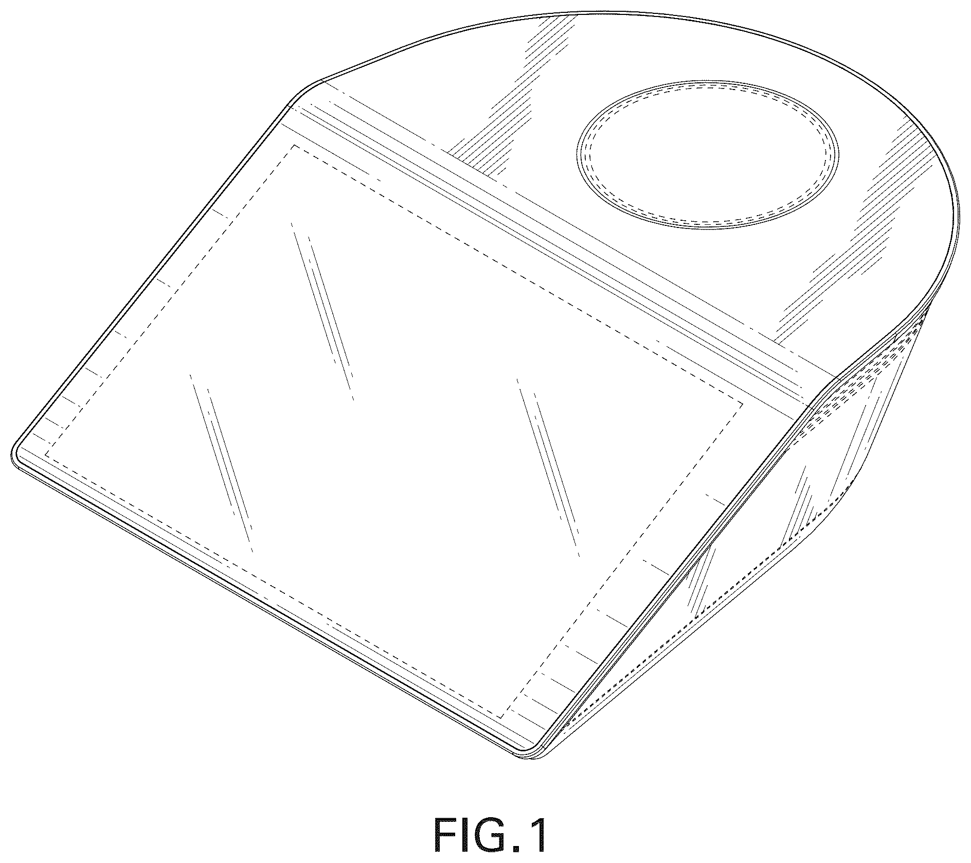 Patent USD1123890 Figure 1 – Tabletop collaboration device