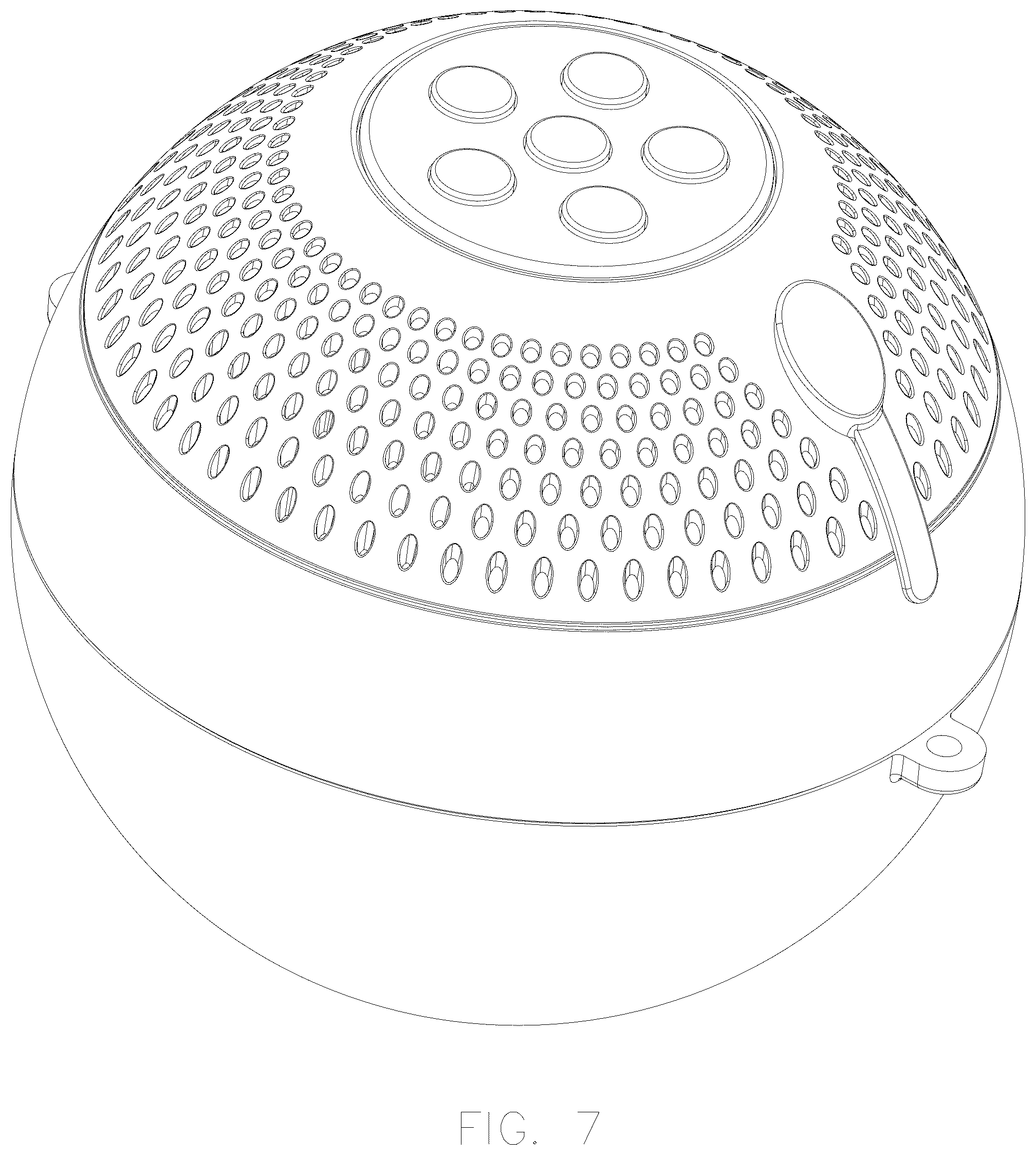 Patent USD1123891 Figure 7 – Audio player