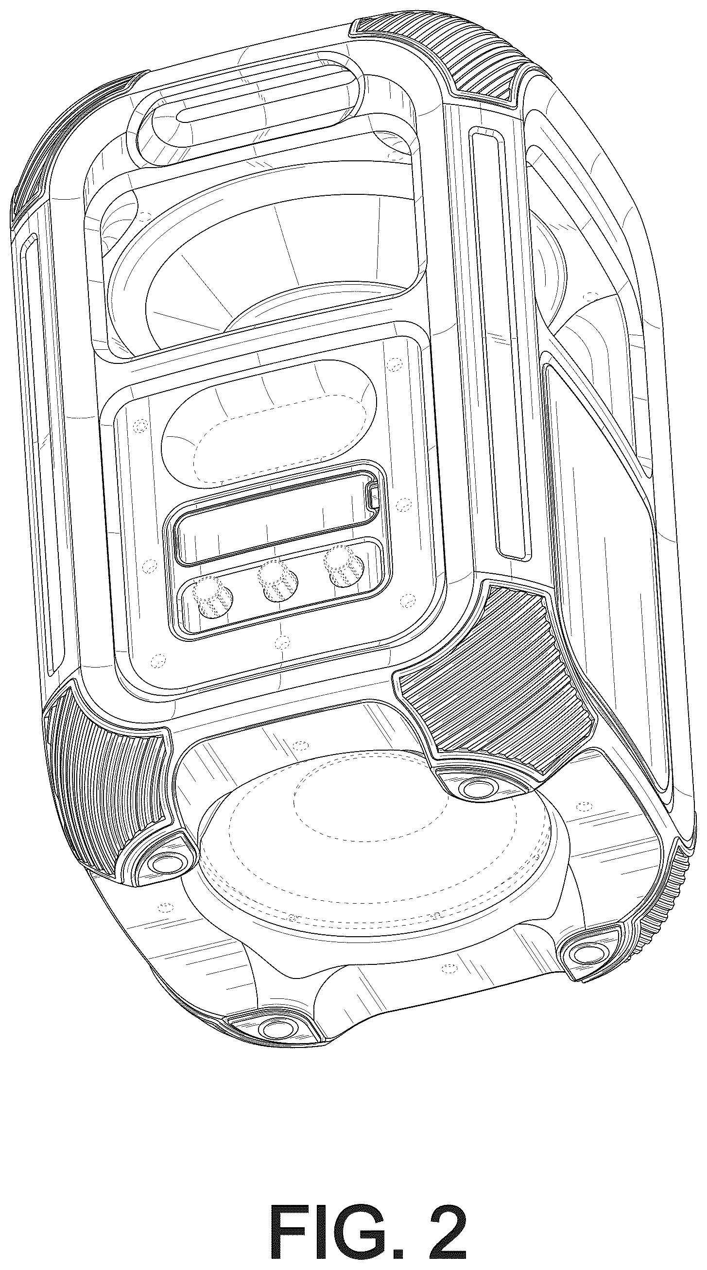 Patent USD1123893 Figure 2 – Speaker