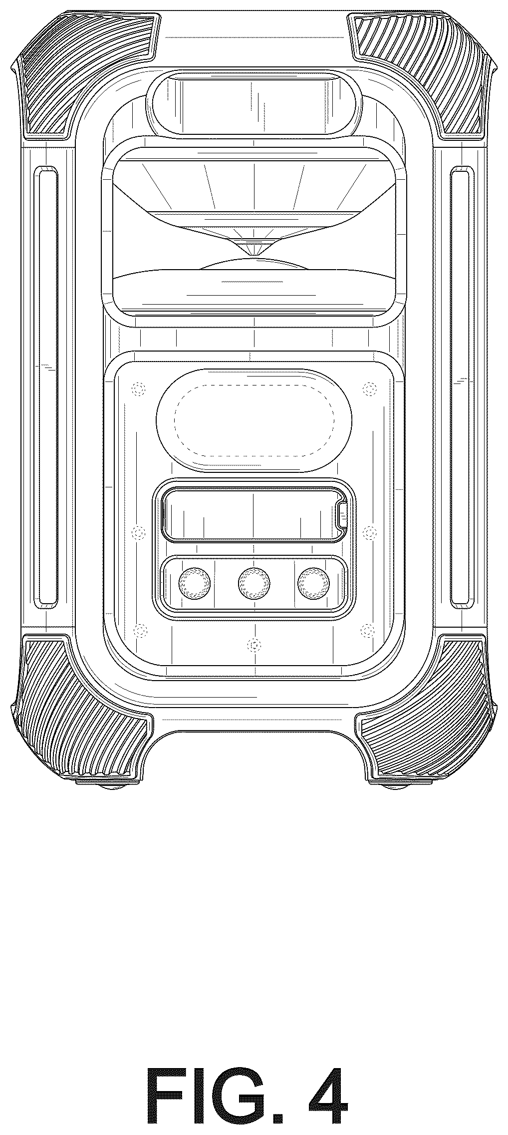 Patent USD1123893 Figure 4 – Speaker