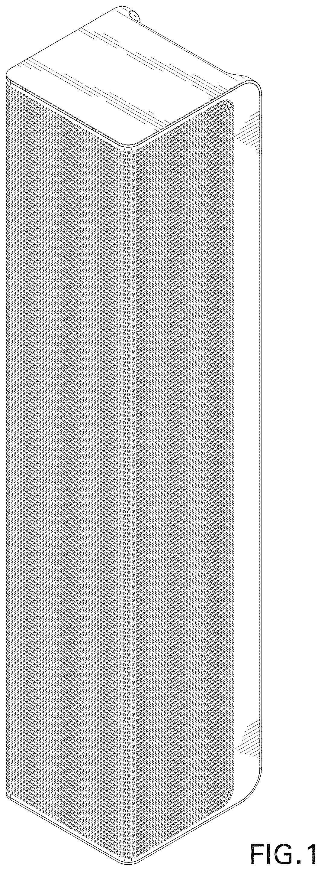 Patent USD1123894 Figure 1 – Wall mounted speaker