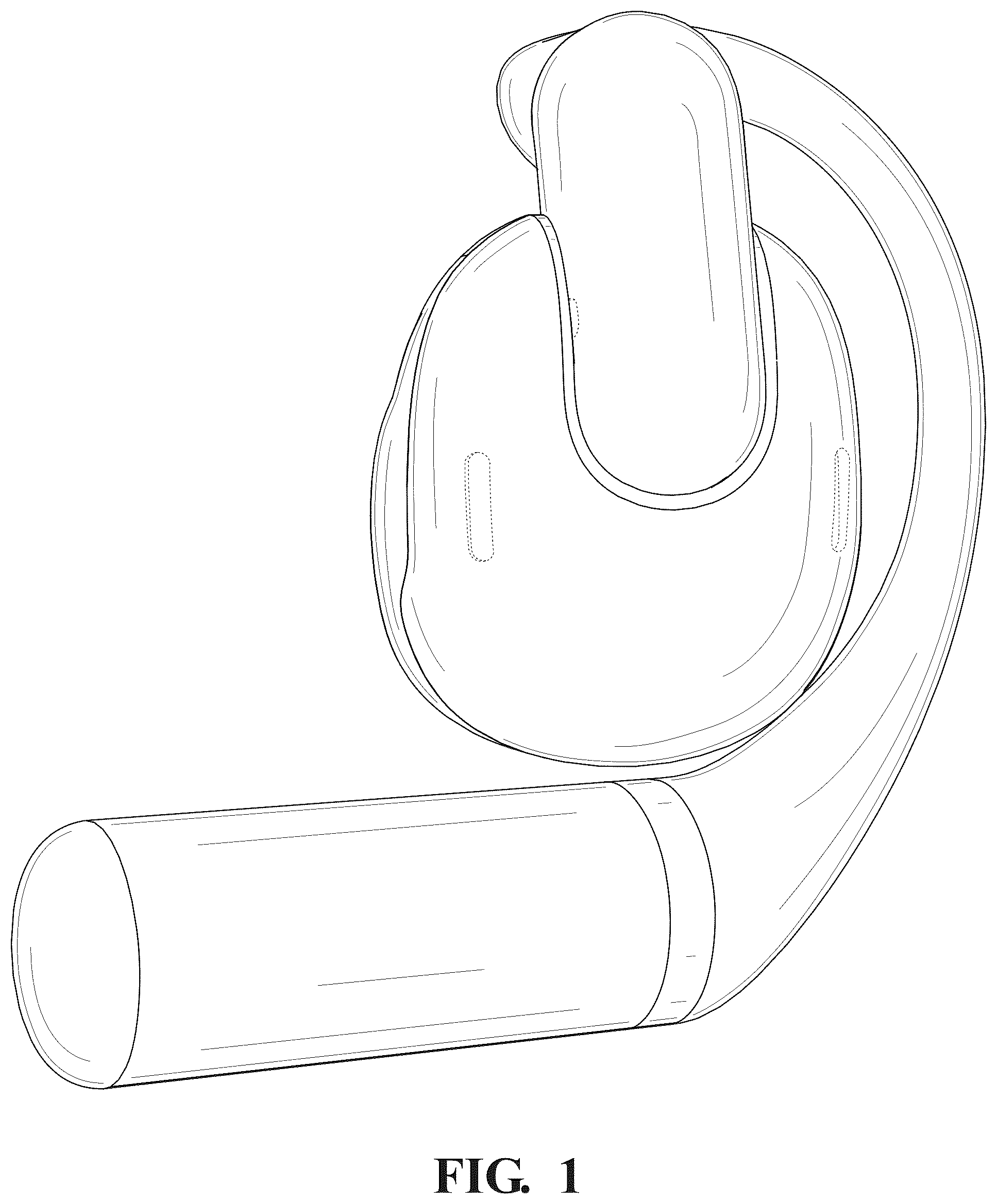 Patent USD1123897 Figure 1 – Headphone