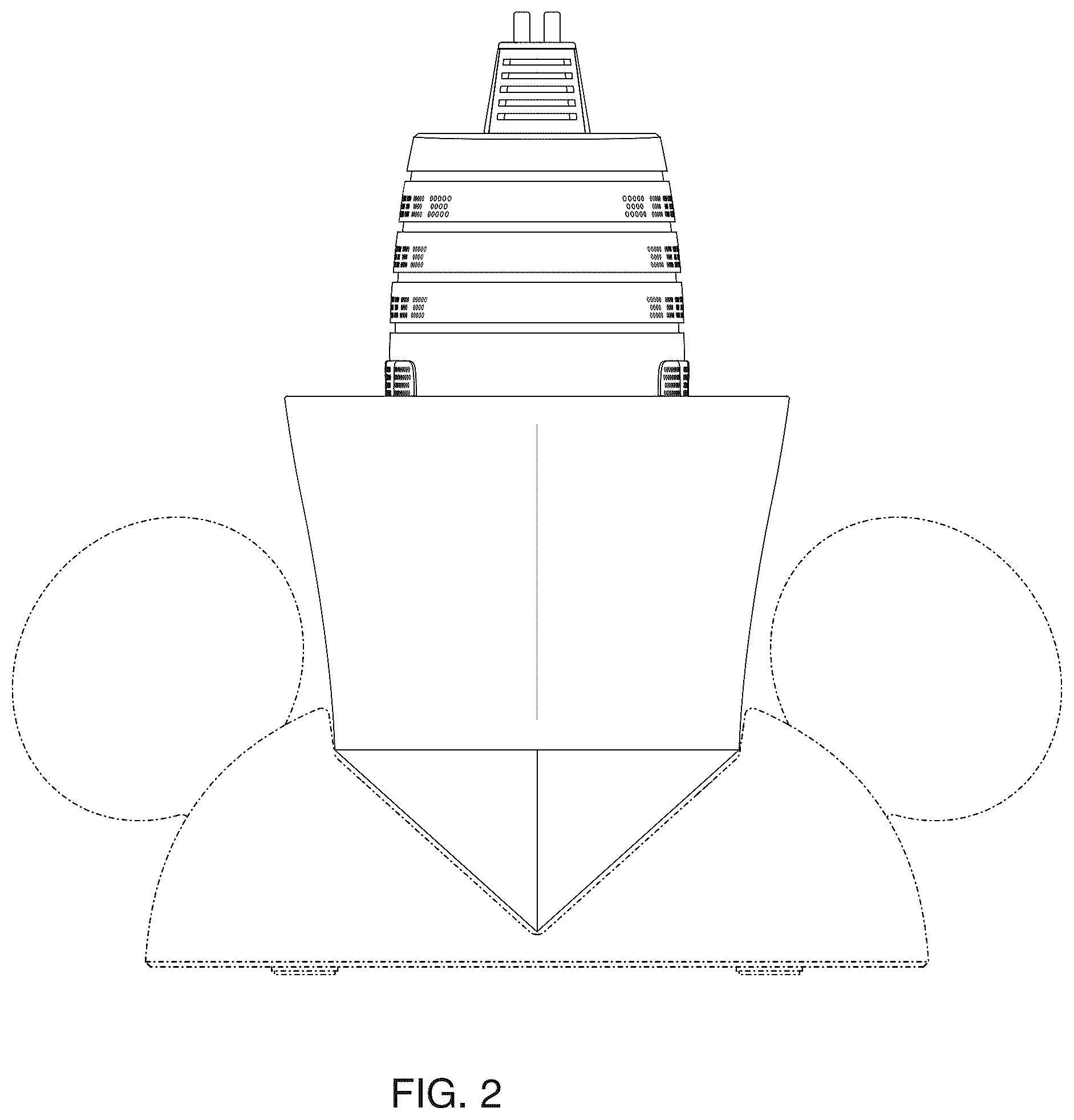 Patent USD1123898 Figure 2 – Ship-shaped speaker