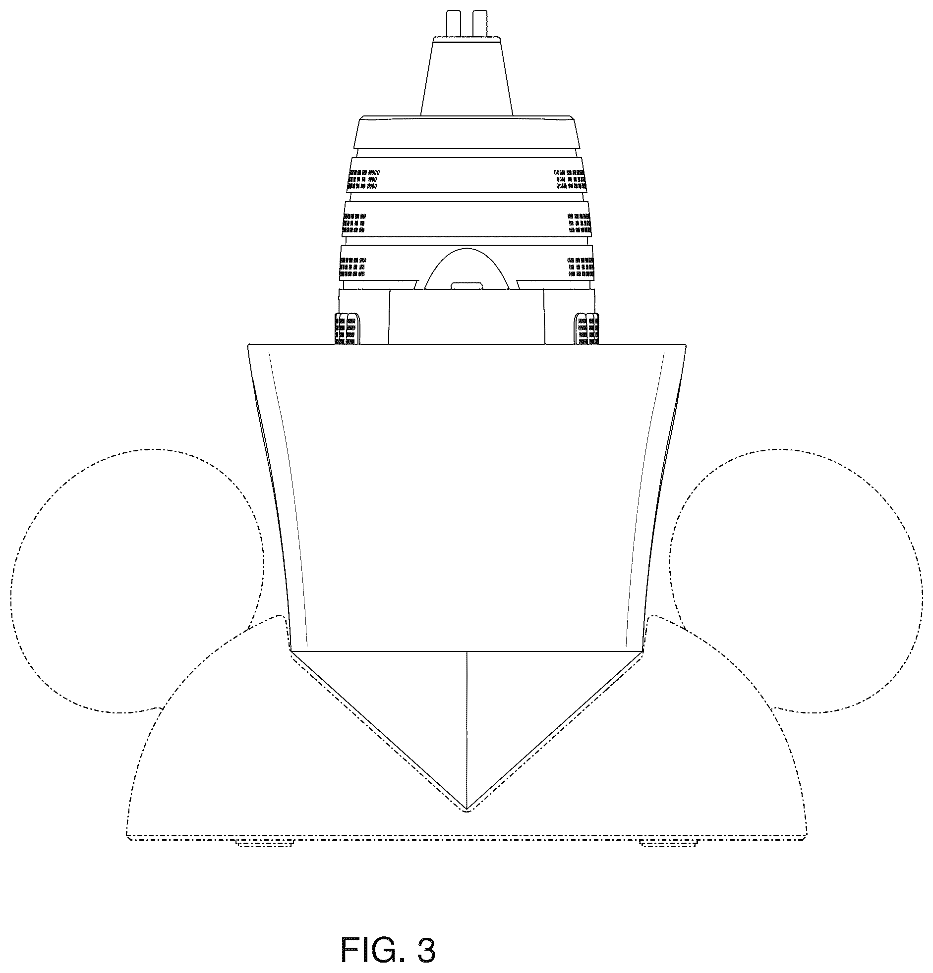 Patent USD1123898 Figure 3 – Ship-shaped speaker
