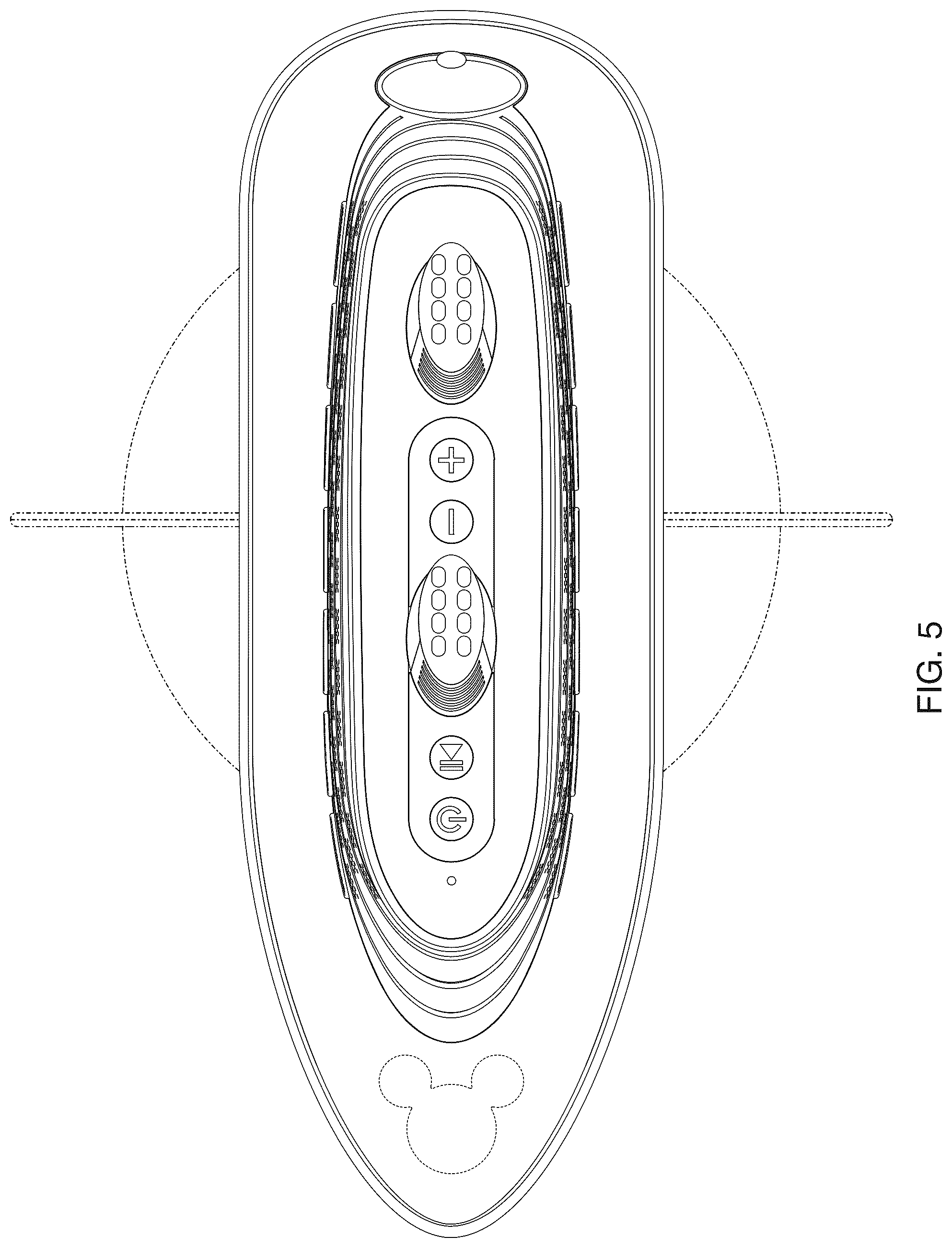 Patent USD1123898 Figure 5 – Ship-shaped speaker