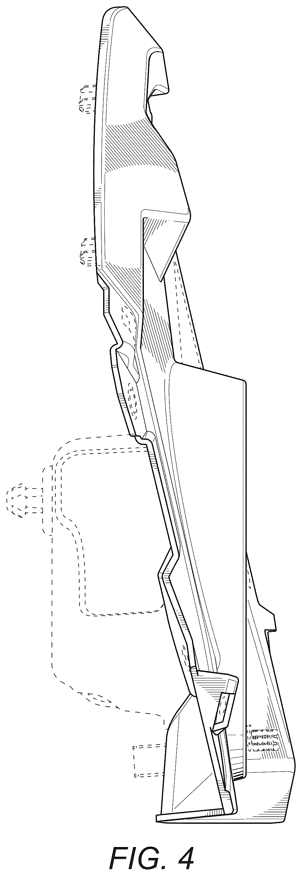 Patent USD1123899 Figure 4 – Angled speaker panel