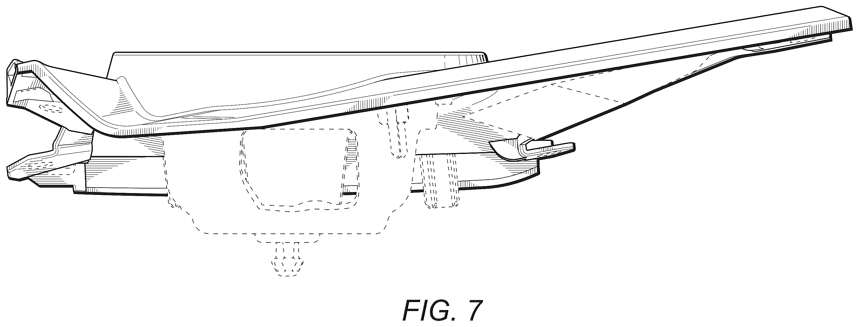 Patent USD1123899 Figure 7 – Angled speaker panel