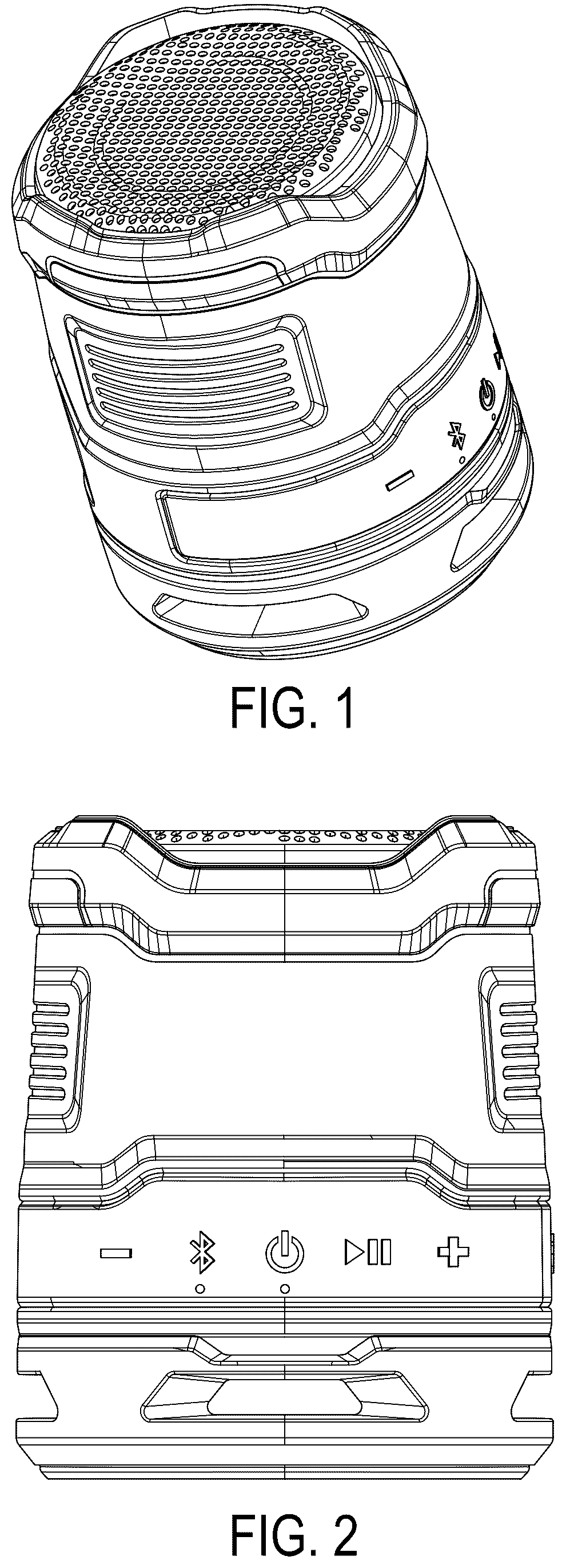 Patent USD1123900 Figure 1 – Speaker