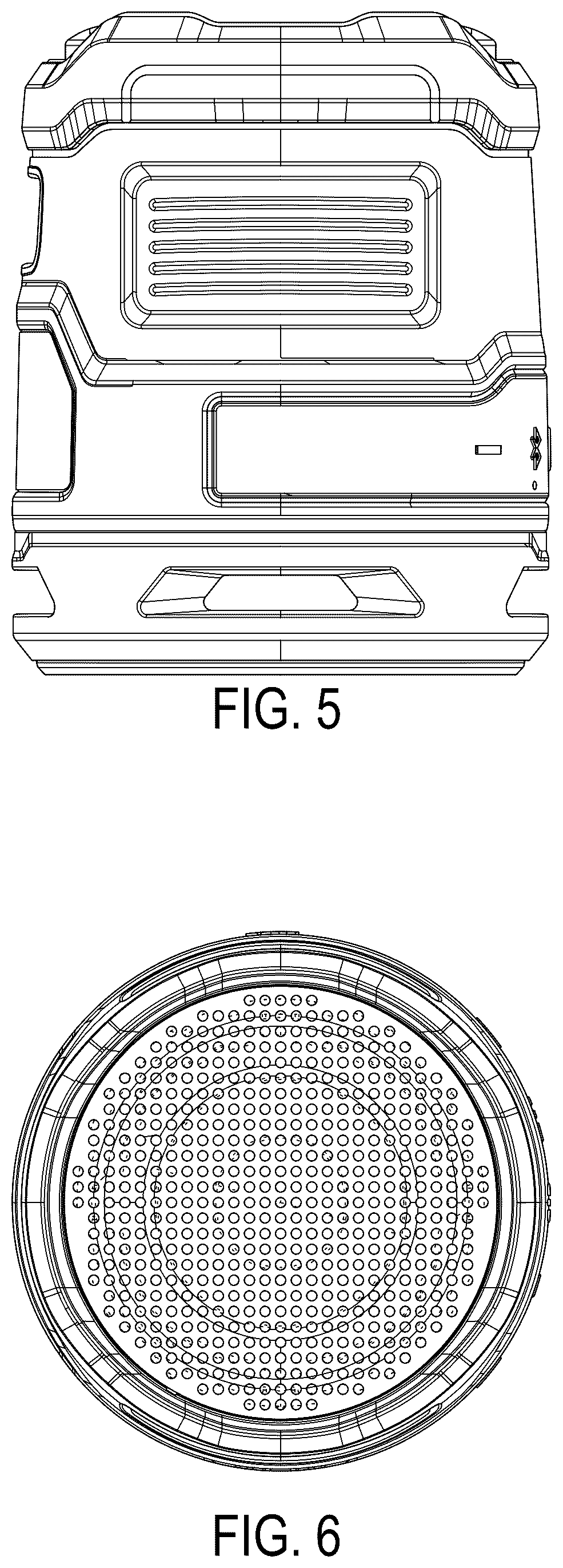 Patent USD1123900 Figure 3 – Speaker