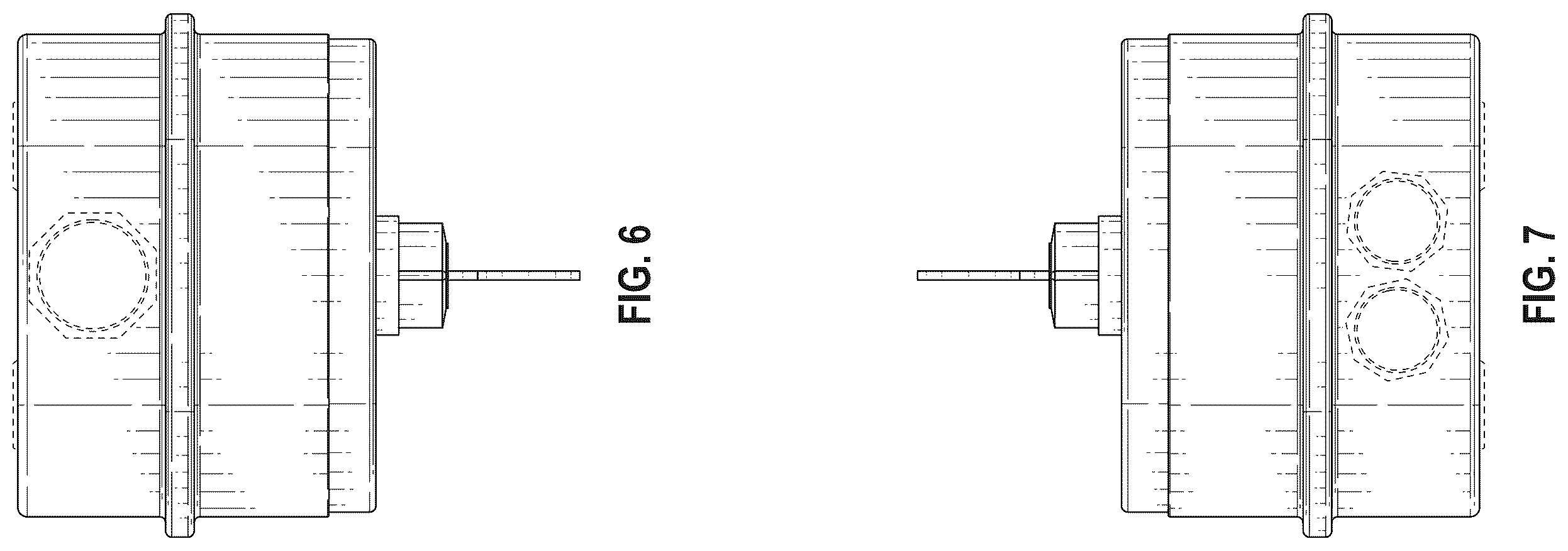 Patent USD1123903 Figure 4 – Wall mounted remote