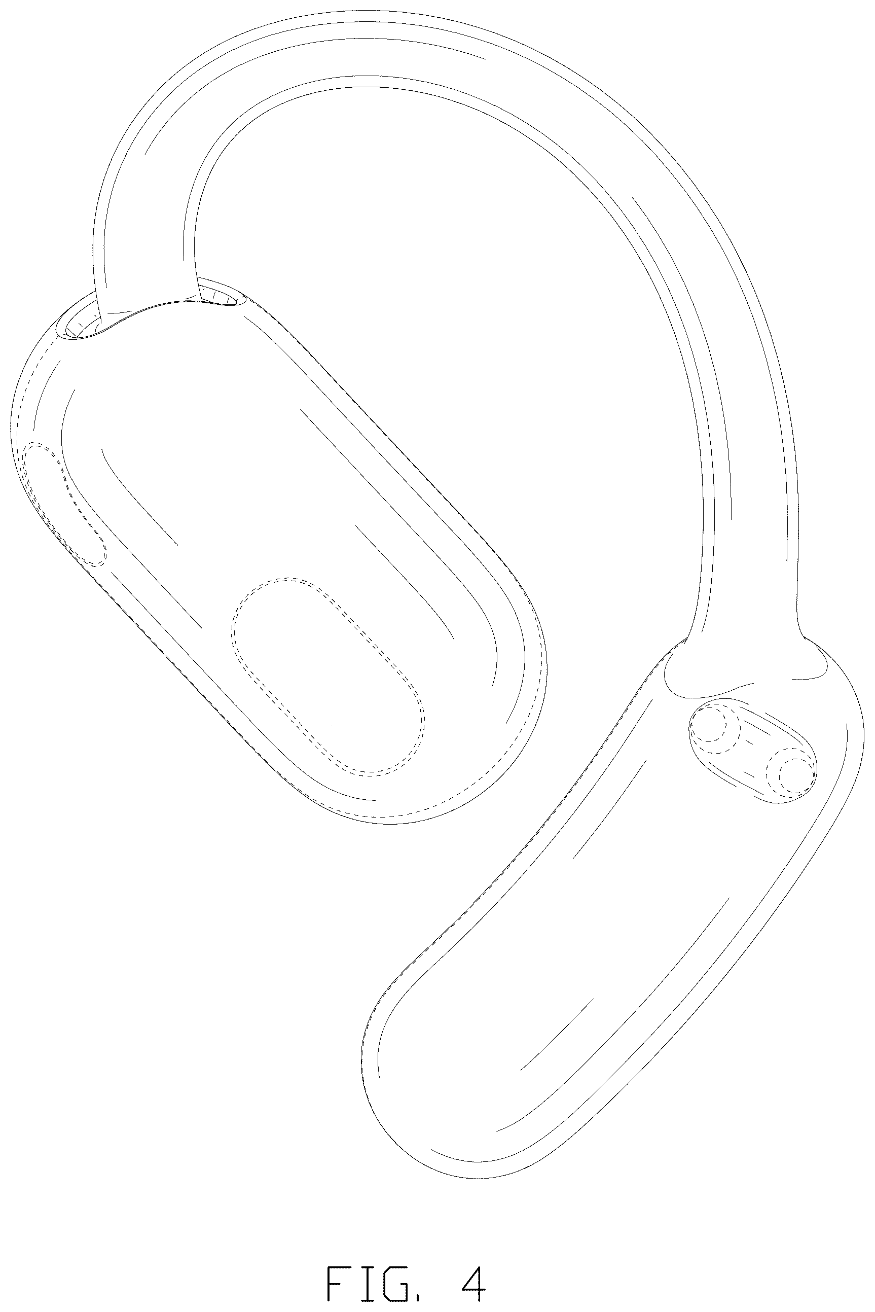 Patent USD1123904 Figure 4 – Earphone
