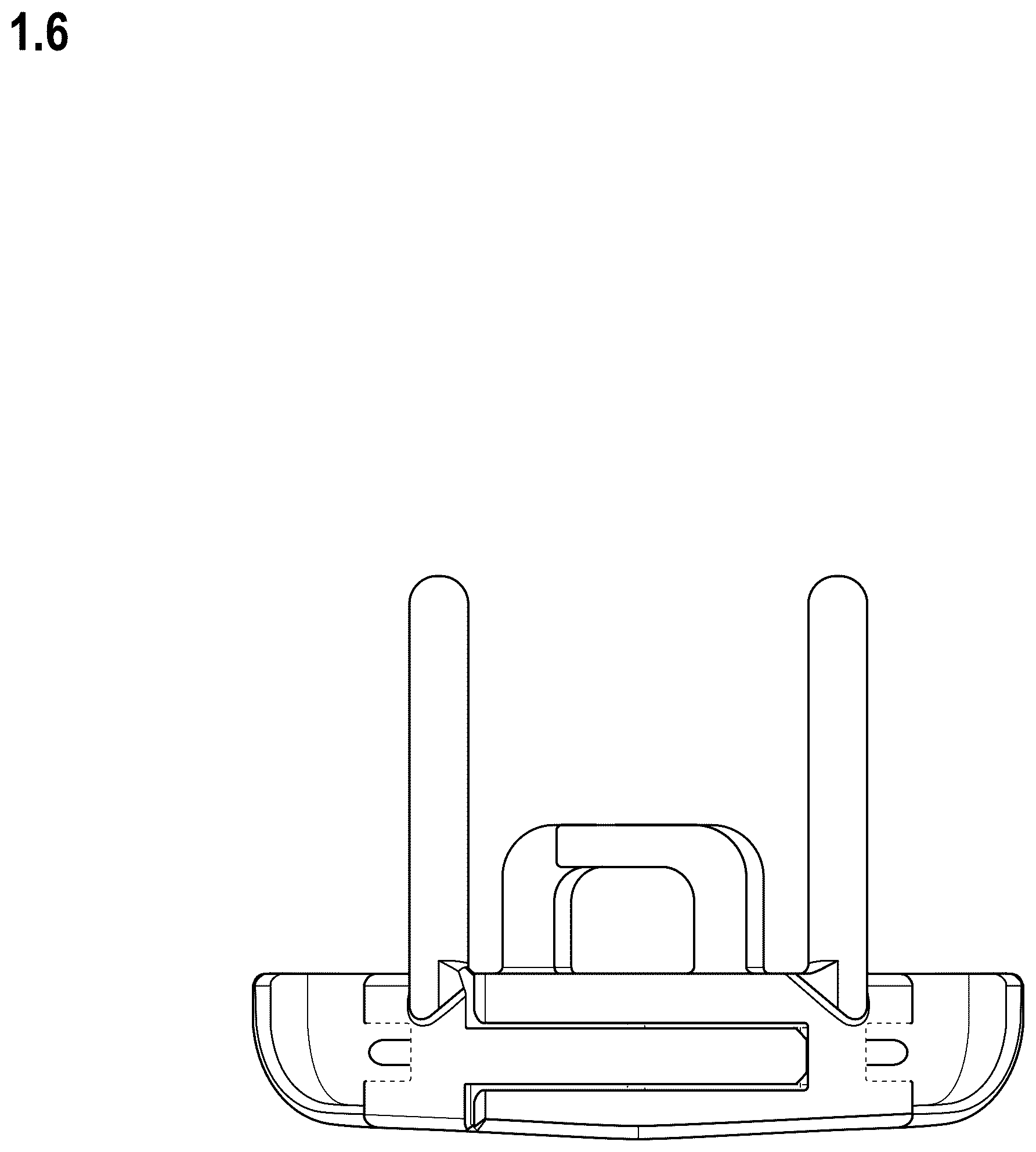Patent USD1123906 Figure 6 – Wind hood holder for microphones