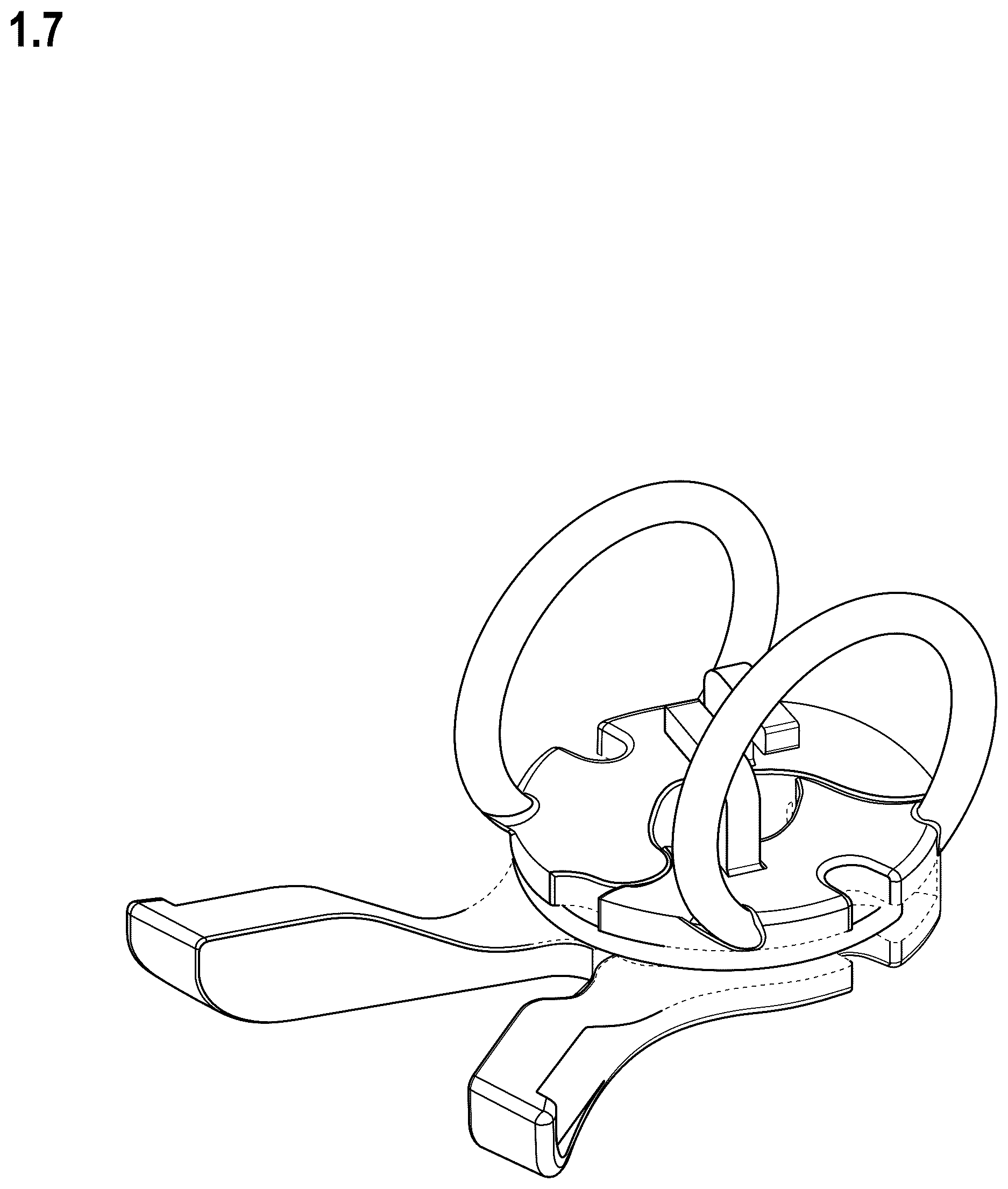 Patent USD1123906 Figure 7 – Wind hood holder for microphones